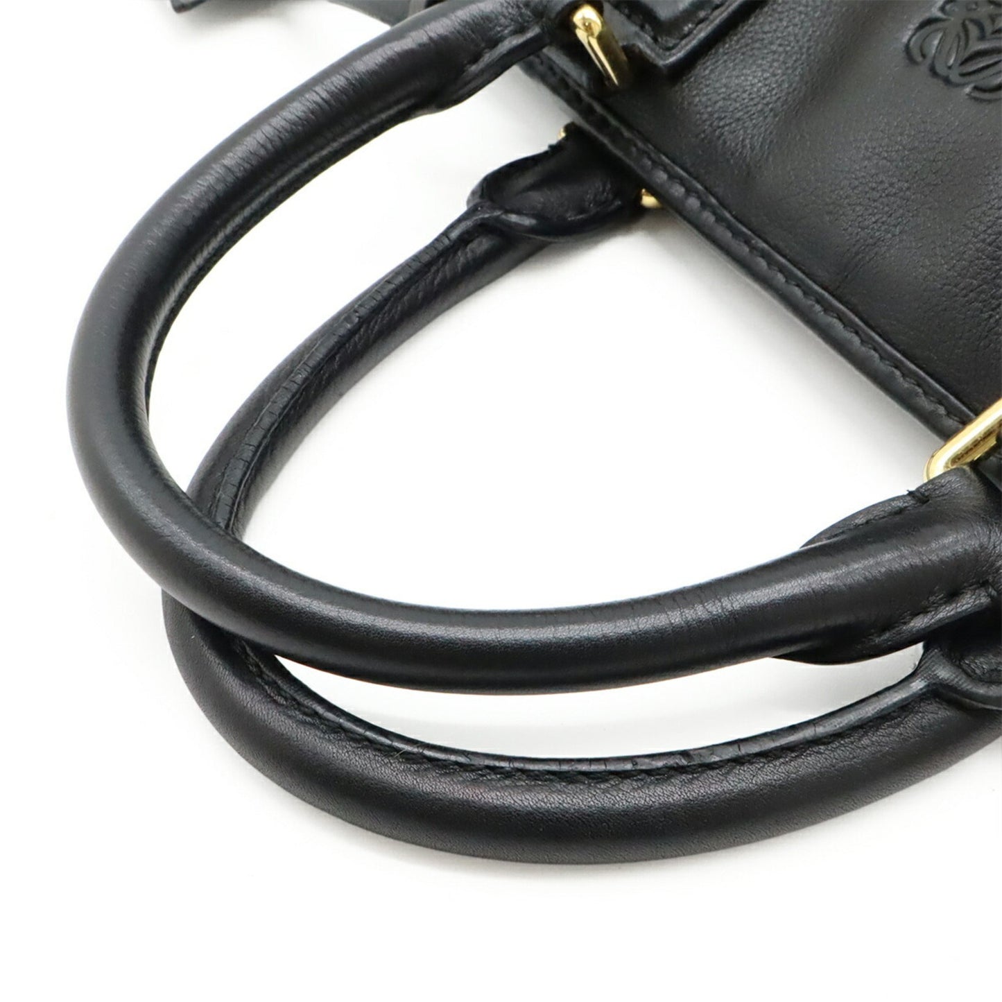 Loewe Amazona 28 Anagram Handbag In Black Leather