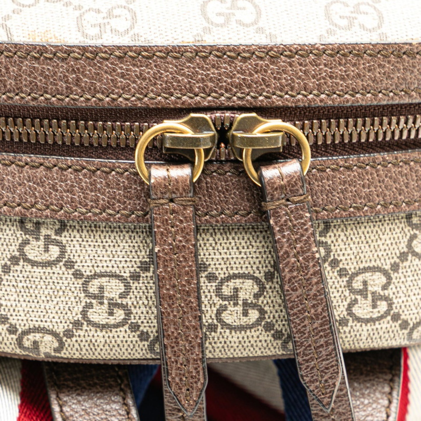 Gucci Gg Supreme Mystic Cat Backpack 495621 Beige Brown Multicolor Leather