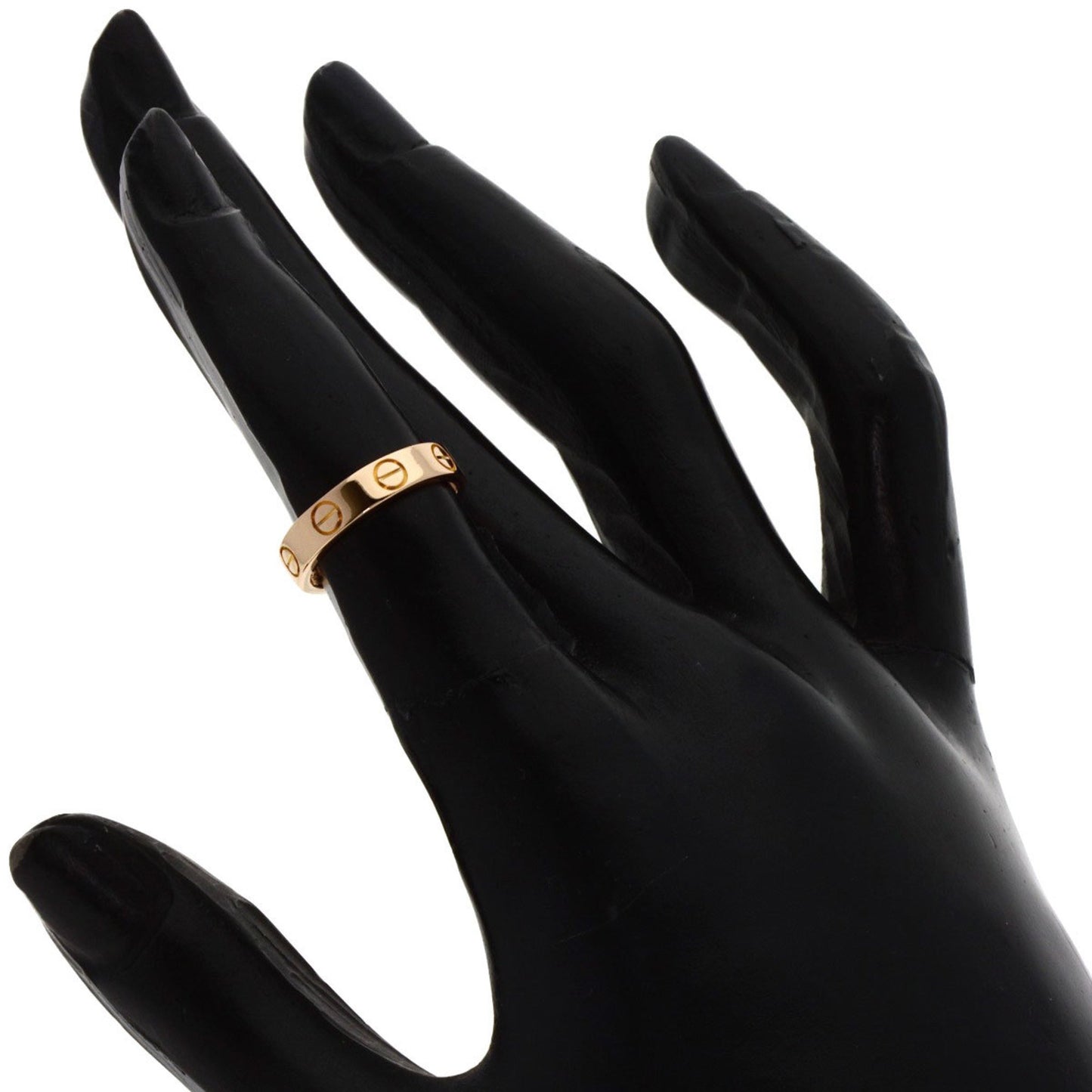 Cartier Mini Love Ring #45 18K Pink Gold