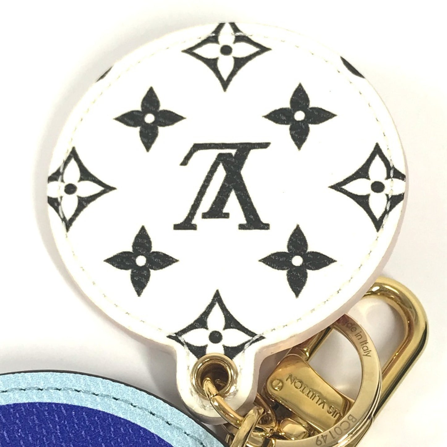 Louis Vuitton M68510 Monogram Portecle Illustre Japan Okinawa Limited Bag Charm Keychain Canvas