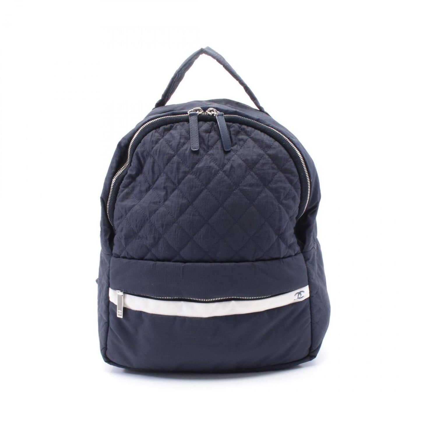 Chanel Matelasse Backpack Nylon Leather