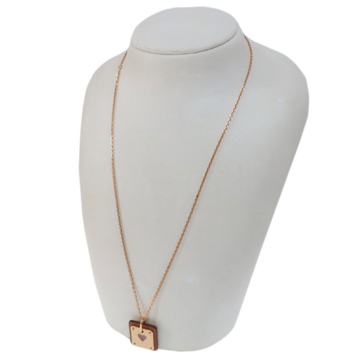Hermes As Doucour Pm Necklace Gp/Swift