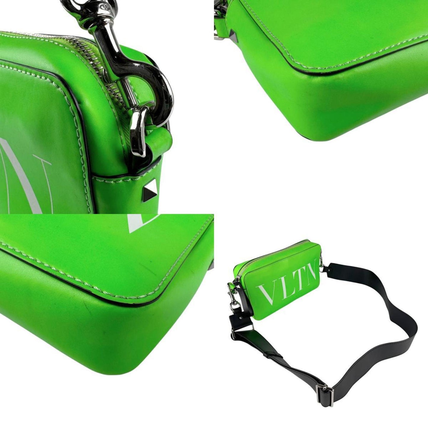 Valentino Garavani Shoulder Bag In Neon Green