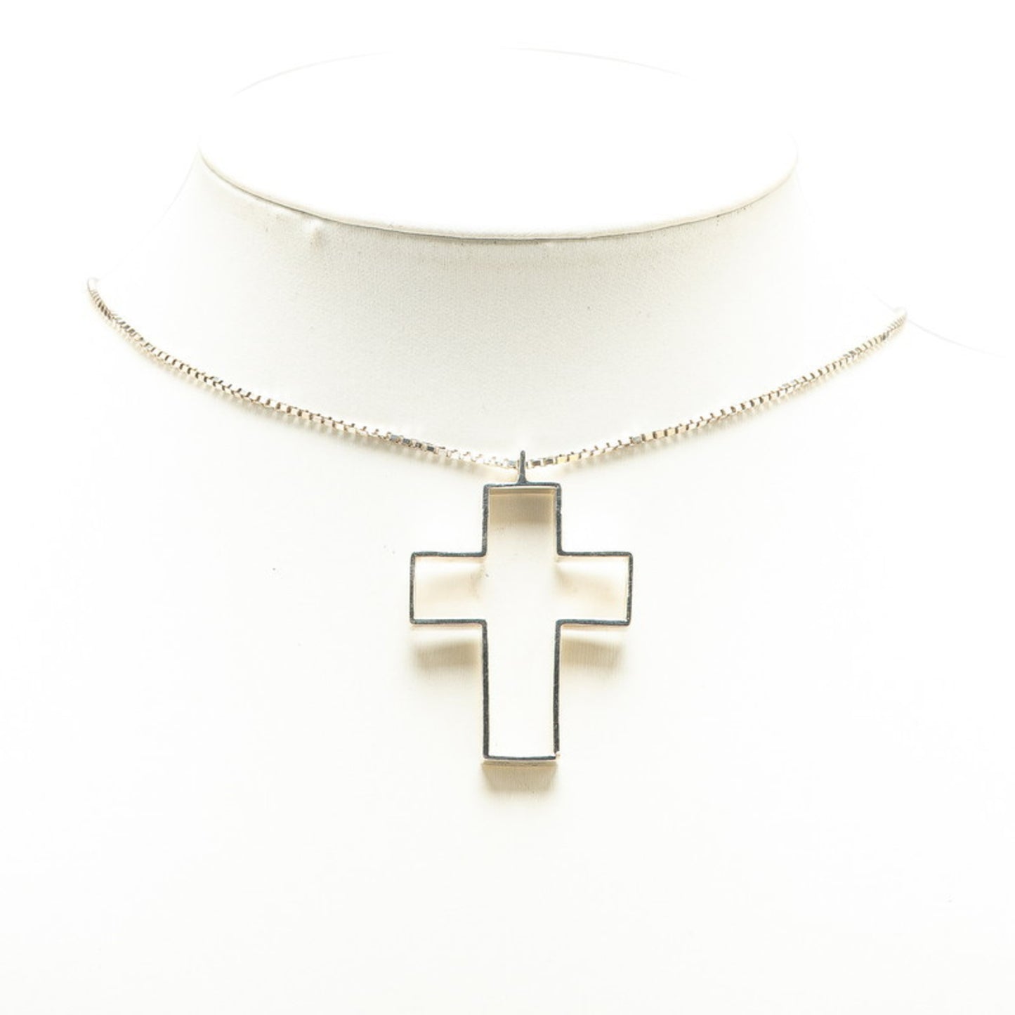 Gucci Cross Necklace Sv925 Silver