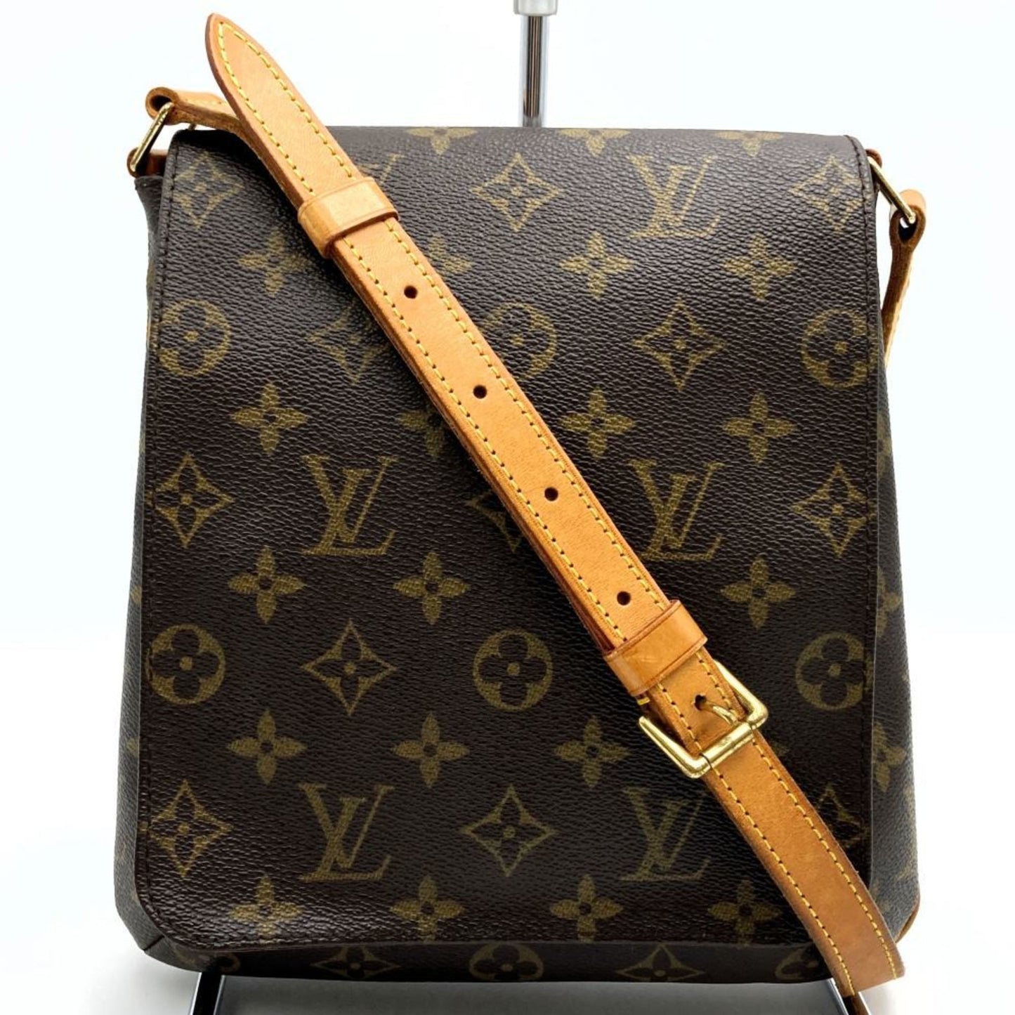 Louis Vuitton M51258 Musette Salsa Short Shoulder Bag Brown Monogram Canvas