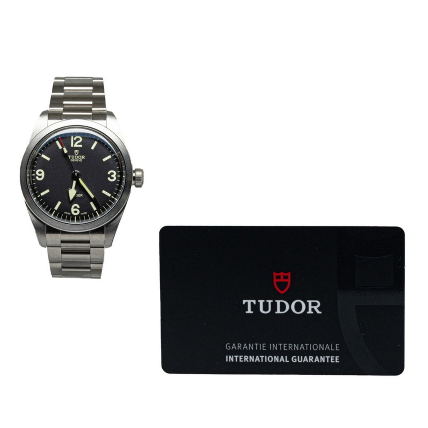 Tudor Ranger Watch 79950 Automatic Black Dial Stainless Steel