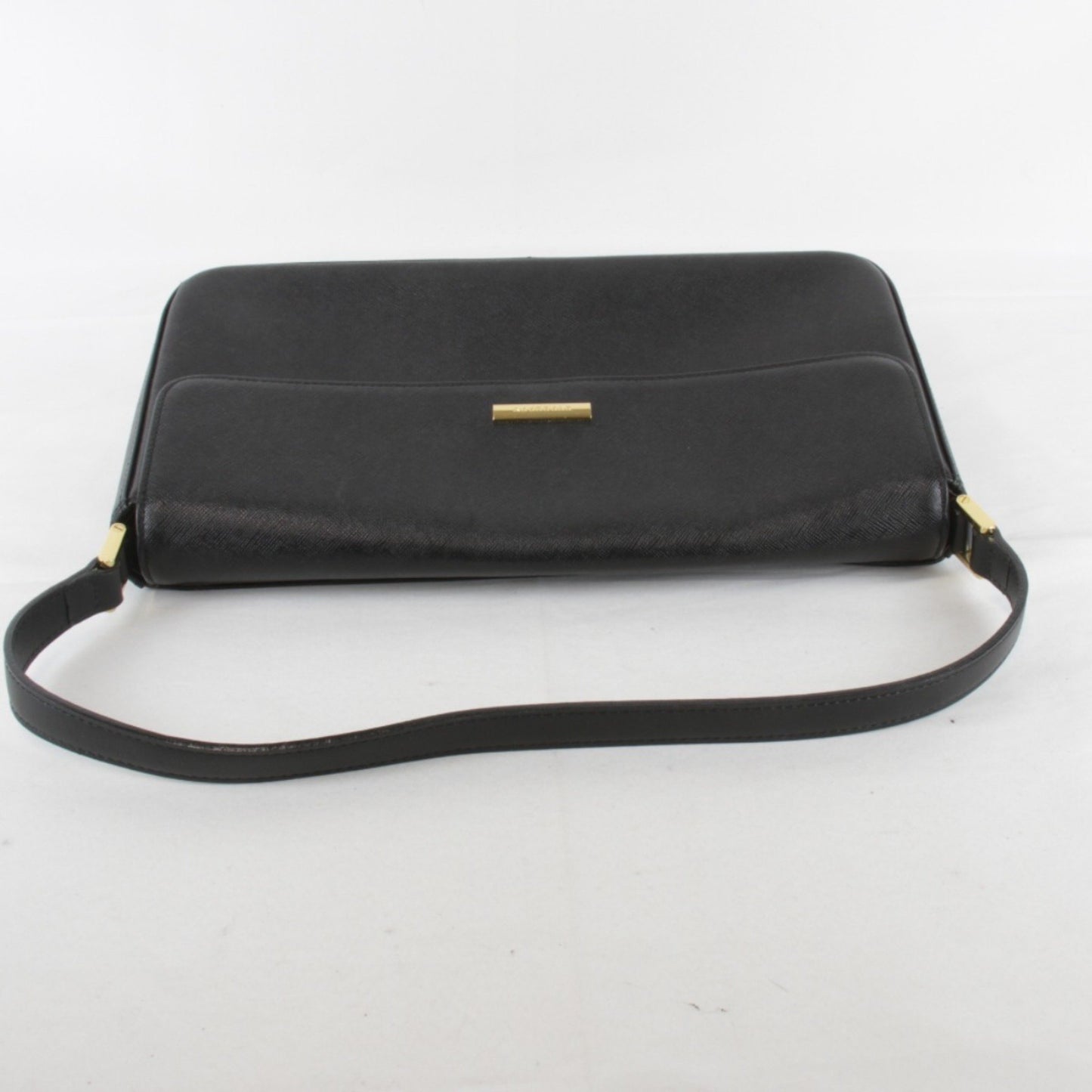 Burberry Shoulder Bag Leather Black