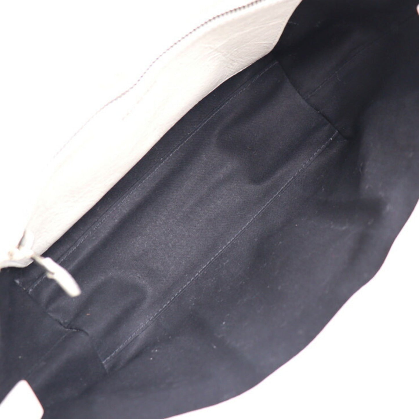 Balenciaga Balenciaga Balbes Small Handbag 671404 Mouton Leather White 2Way