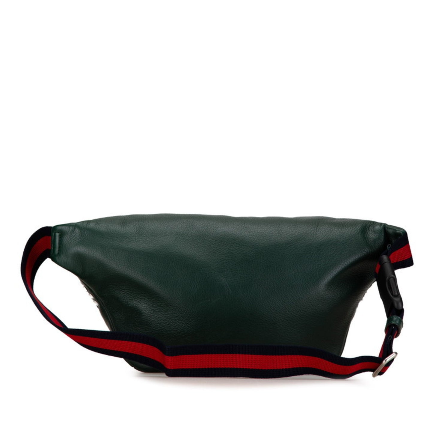 Gucci Bijou Stone Body Bag Waist 484683 Moss Green Multicolor Leather