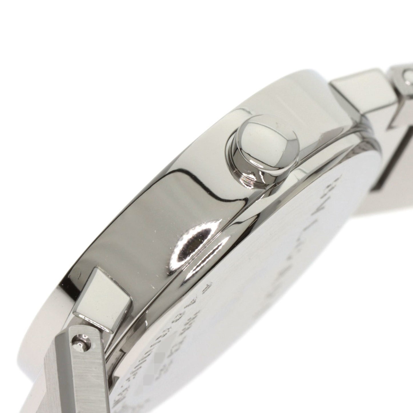 Bvlgari Bb23Ss/12 12P Diamond Watch Stainless Steel/Ss