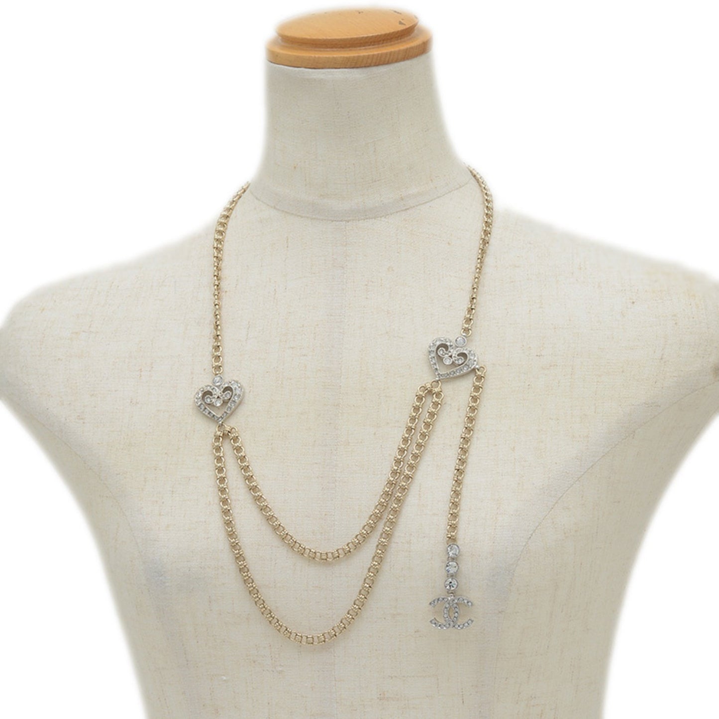 Chanel Necklace With Heart Motif