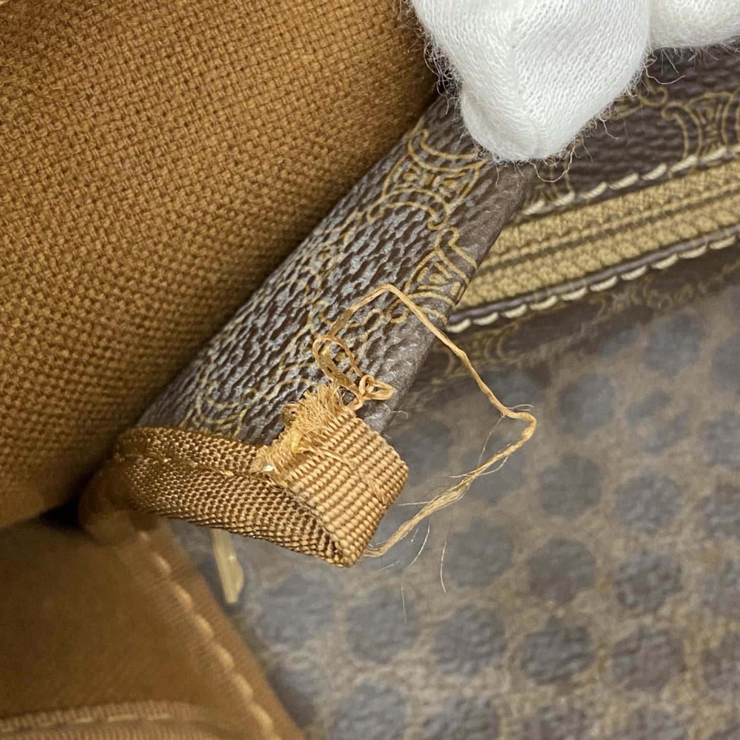 Celine Boston Bag Macadam Brown