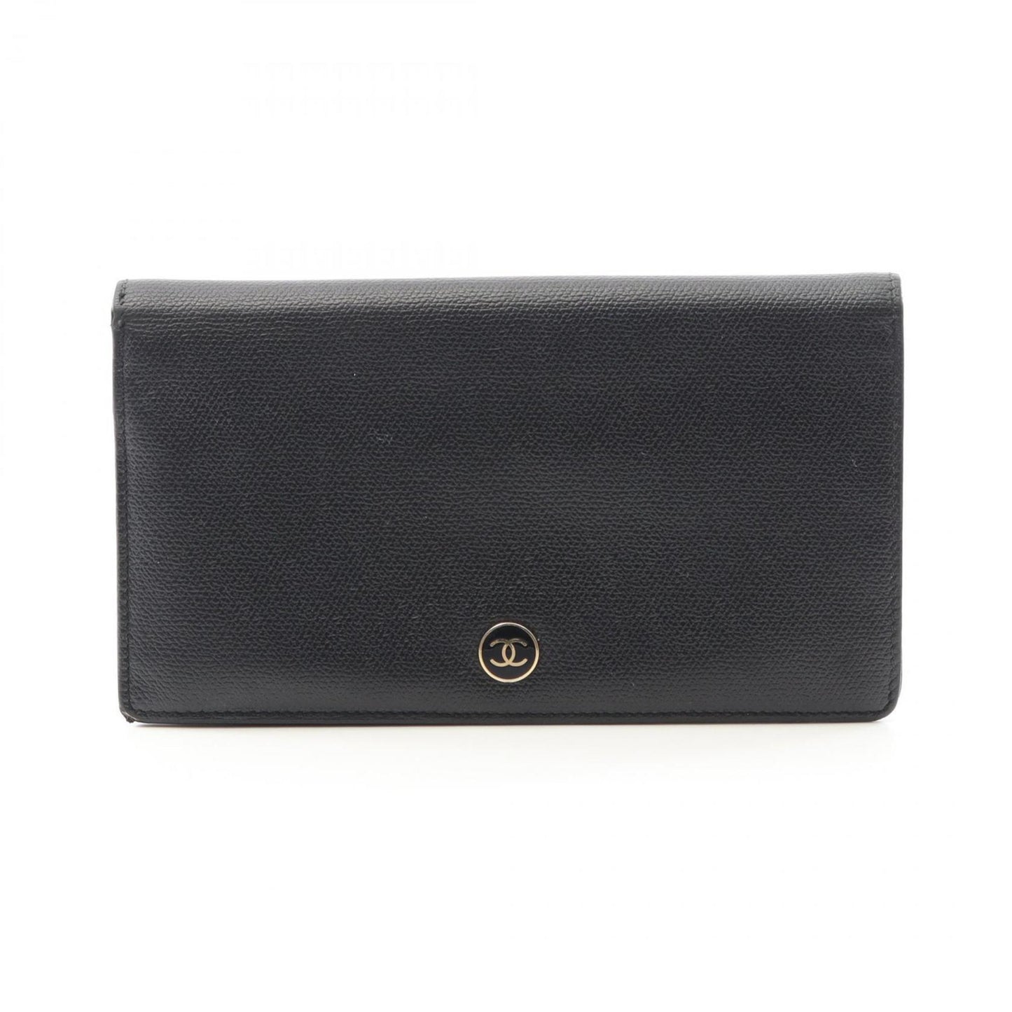 Chanel Coco Button Bi-Fold Long Wallet