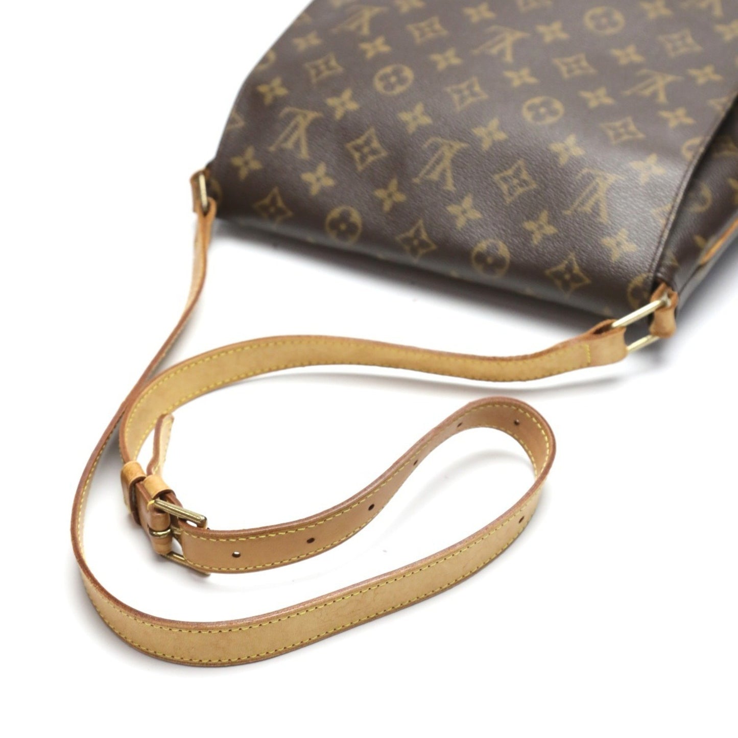 Louis Vuitton Louis Vuitton Shoulder Bag Monogram Musette Canvas M51256 Brown Lv