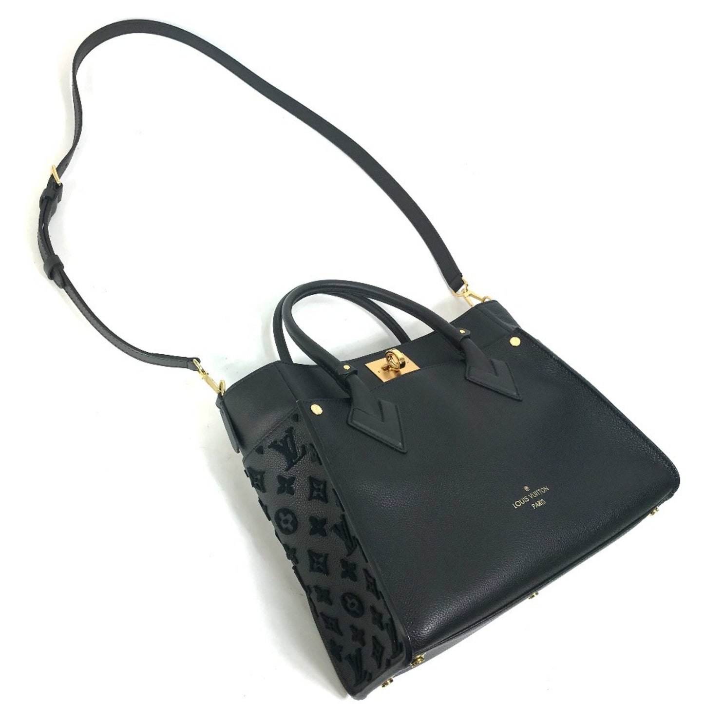 Louis Vuitton M53826 Monogram Tuftage Lv Logo On My Side Mm 2-Way Tote Bag