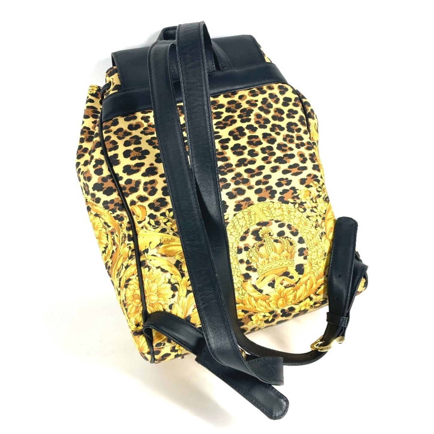 Versace Leopard Print Backpack