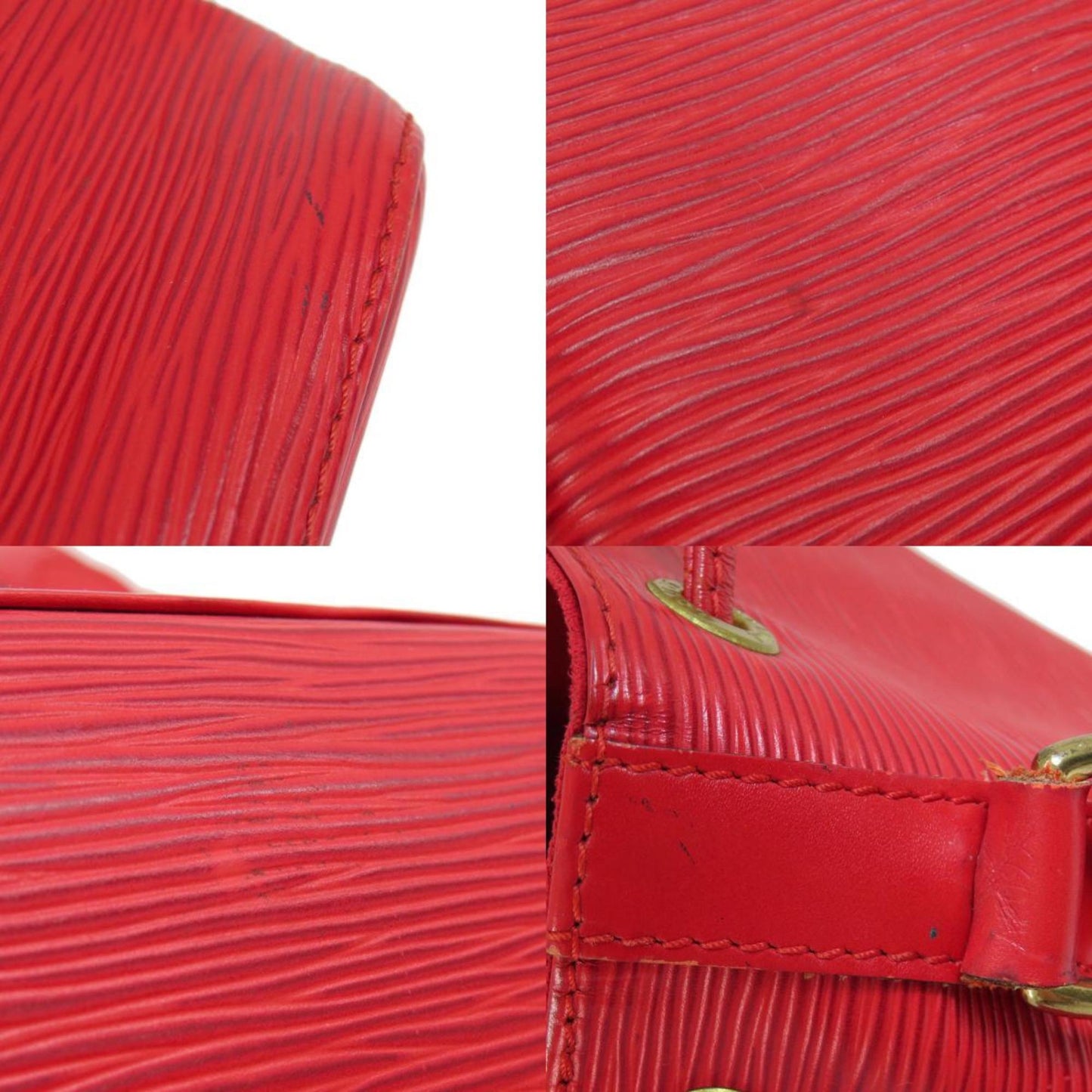 Louis Vuitton M44107 Petit Noe Castilian Red Shoulder Bag Epi Leather