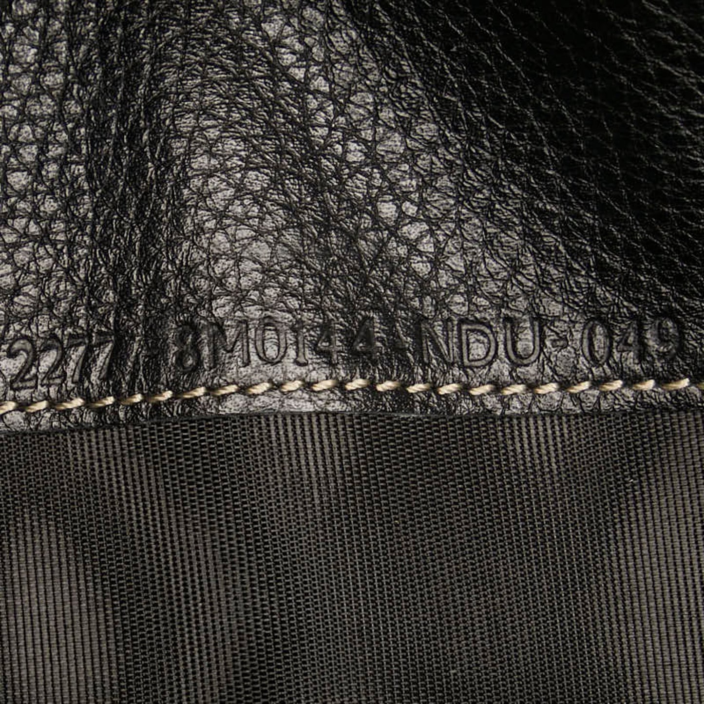Fendi Selleria Stitch Long Wallet Navy Leather