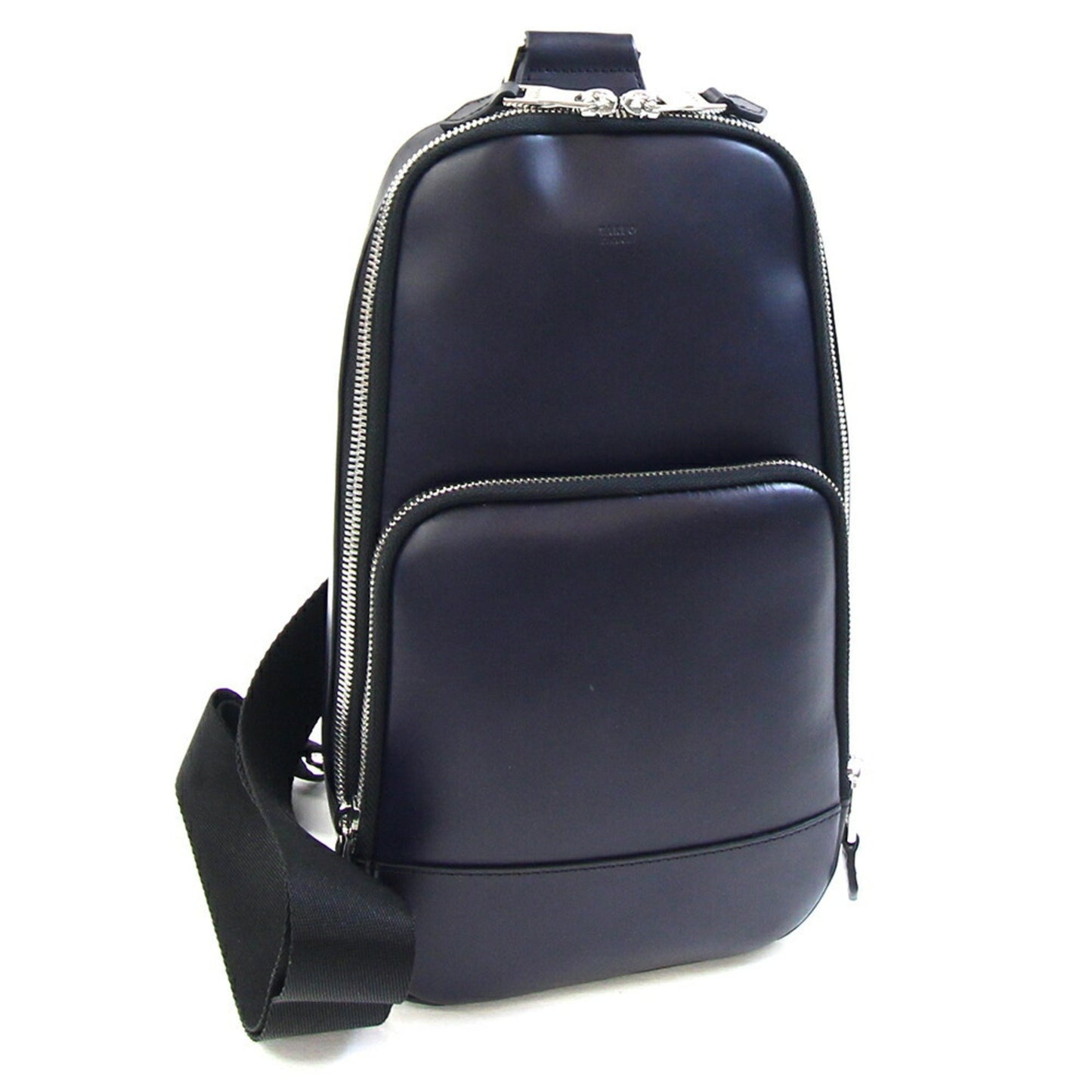 Takeo Kikuchi Body Bag 070 02340 Dark Navy Black Leather