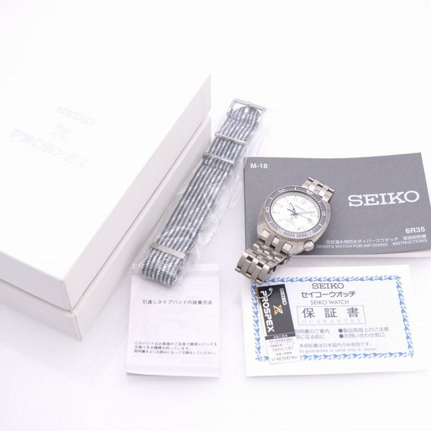 Like New Seiko Prospex Sbdc187 / 6R35-02H0 Automatic Watch Ss Silver 0064Seiko