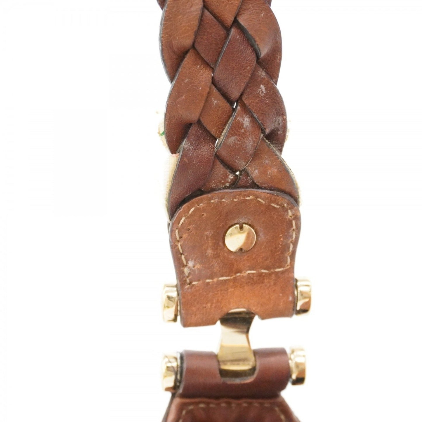 Gucci Gg Canvas Horsebit Shoulder Bag 137592 Brown