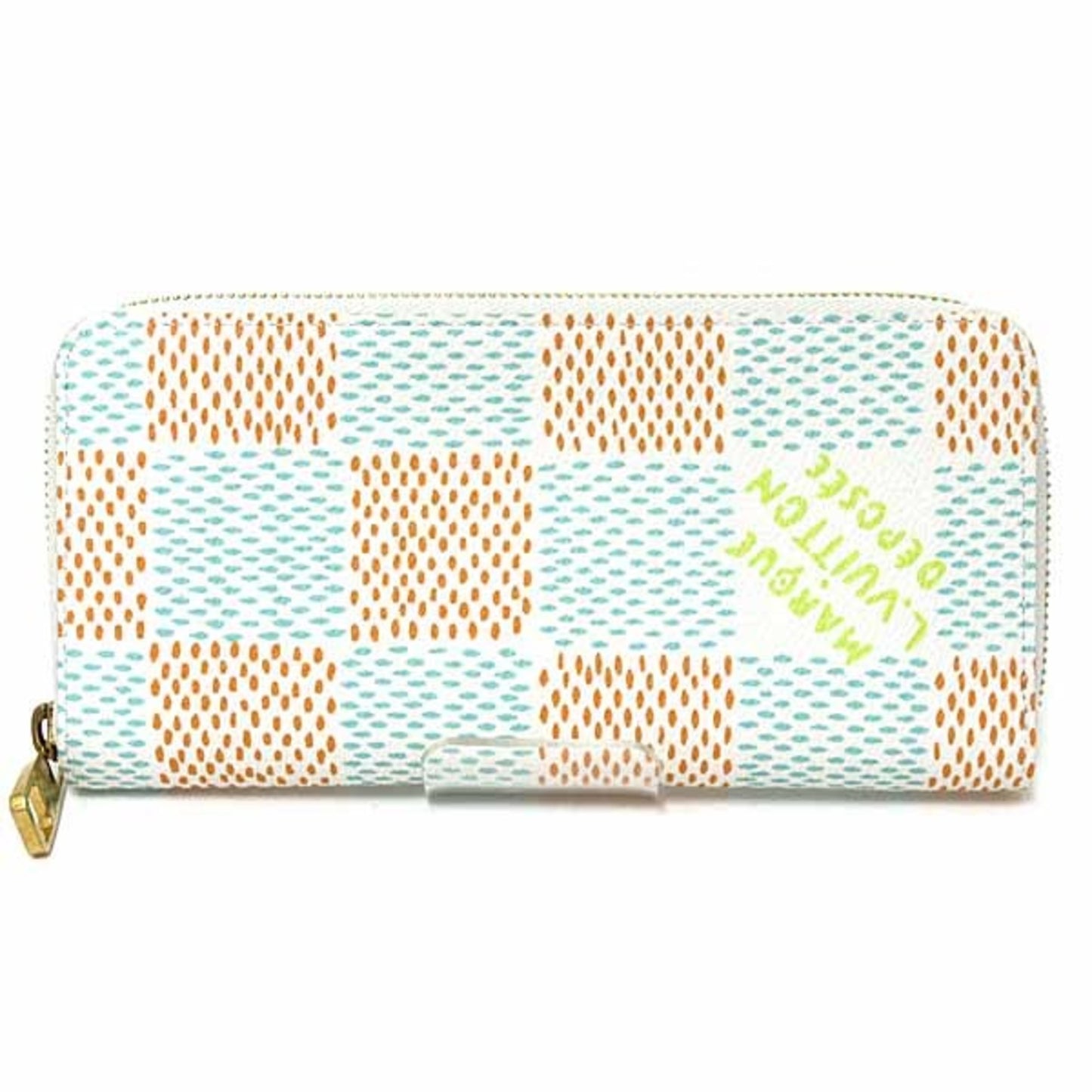 Louis Vuitton Zippy Wallet Vertical Round Long Damier Heritage N40675 A