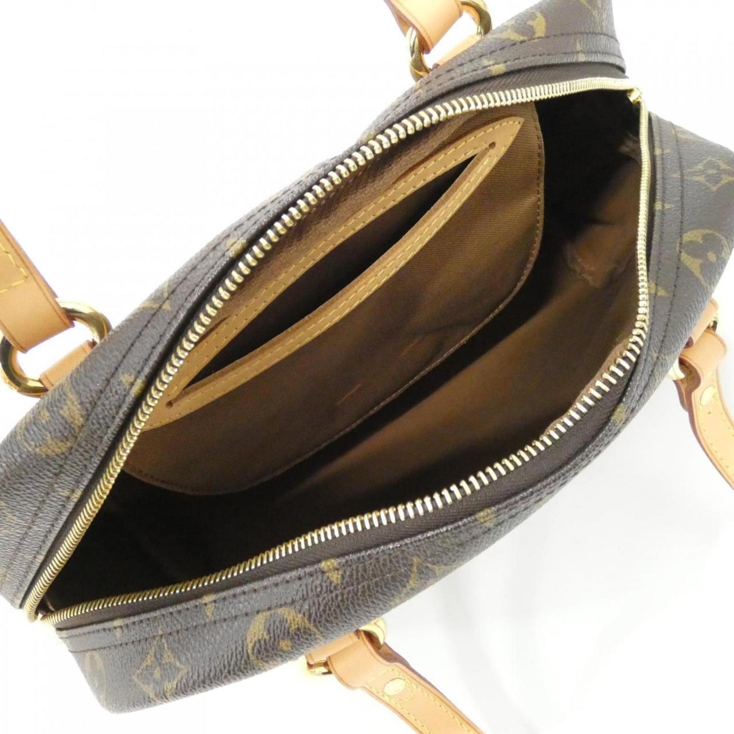 Canvas Louis Vuitton Shoulder Bag Coated