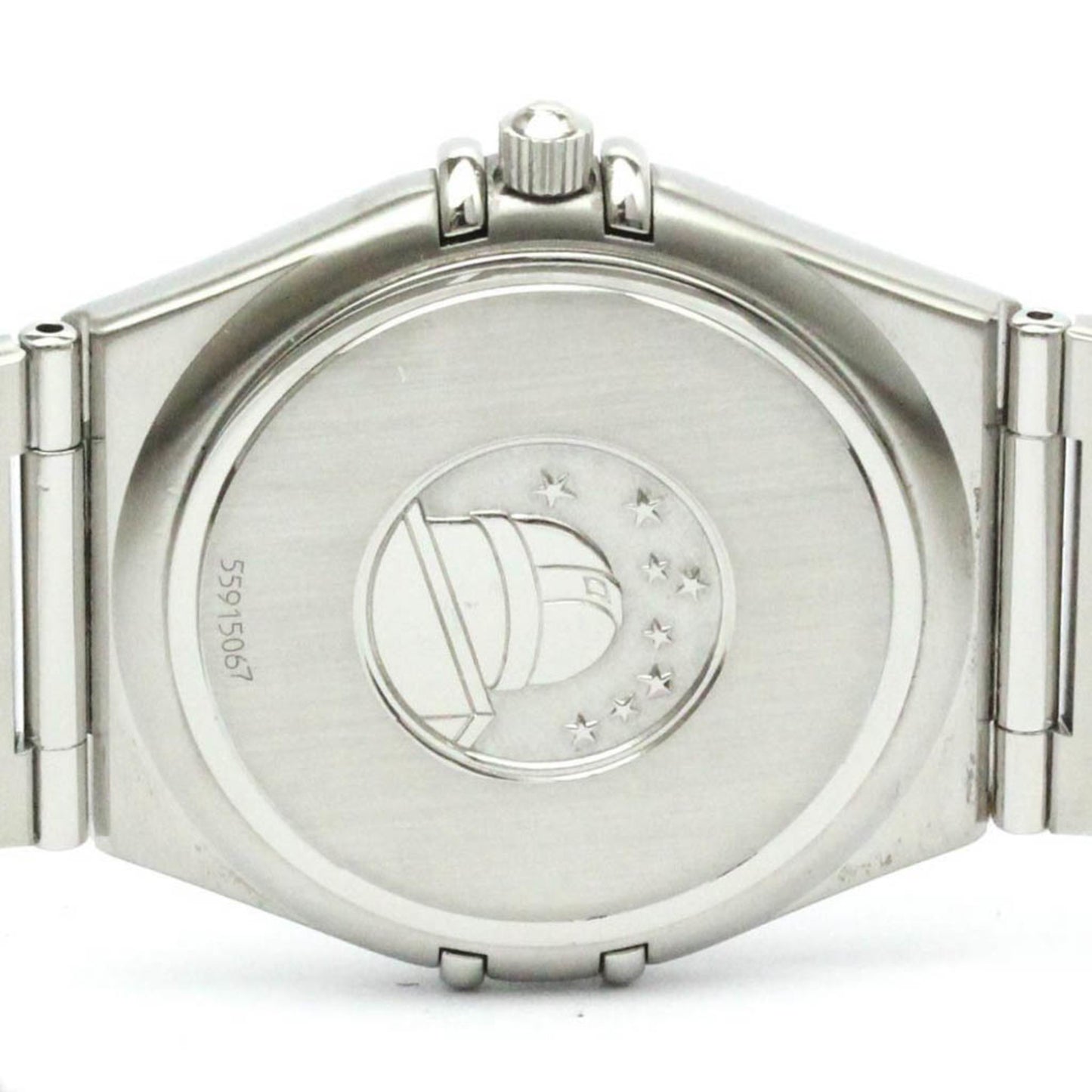 Polished Omega Constellation Stainless Steel Quartz