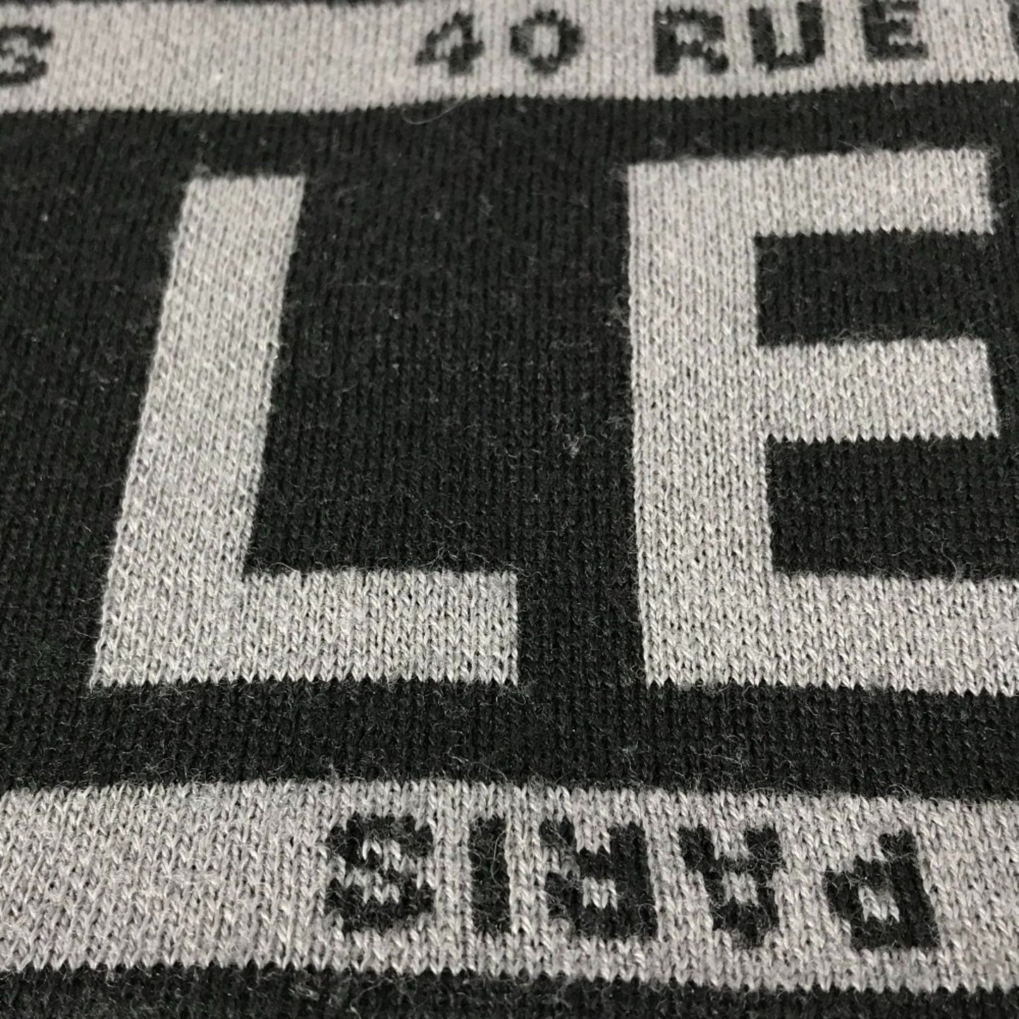 Balenciaga Logo Fringe Scarf Wool Acrylic