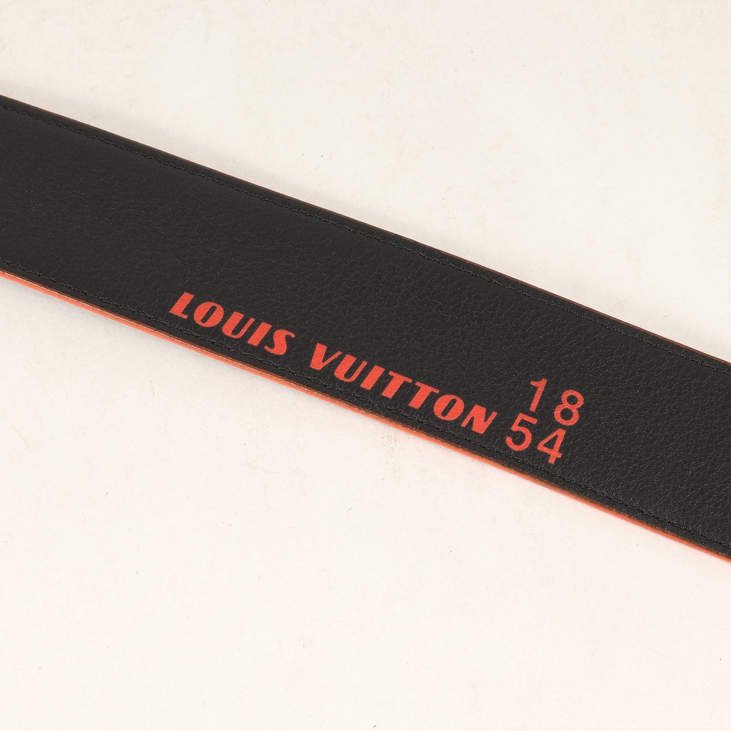 Louis Vuitton Louis Vuitton Belt Size: 95/38 Santur Damier Cobalt 40Mm Reversible Navy Orange