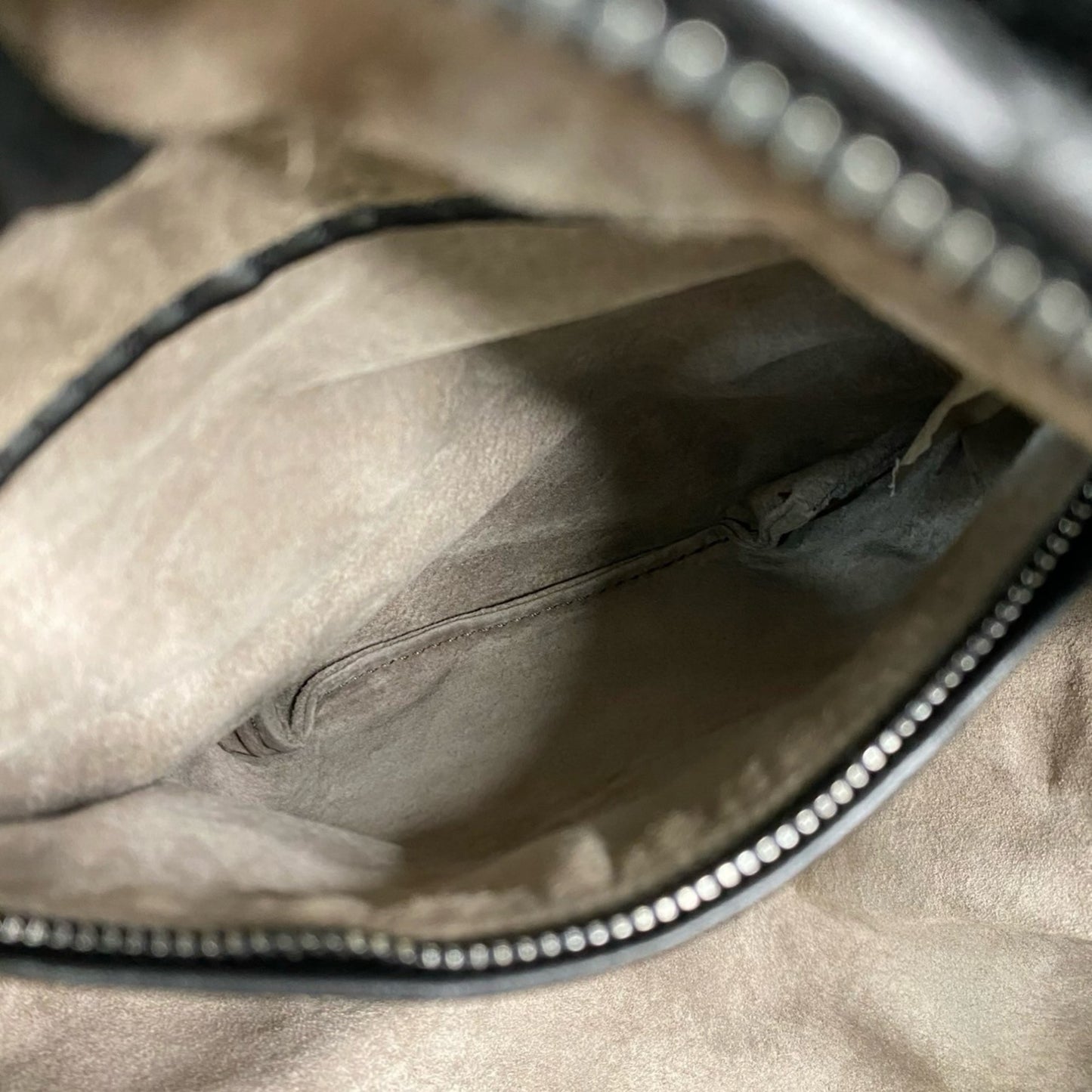 Bottega Veneta Intrecciato Leather Shoulder Bag/Sacoche/Pochette Black 45719