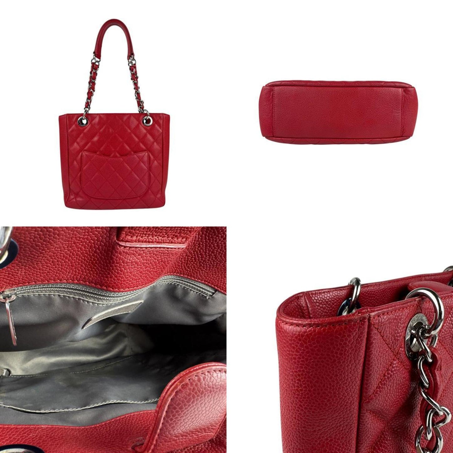 Chanel Handbag In Caviar Leather