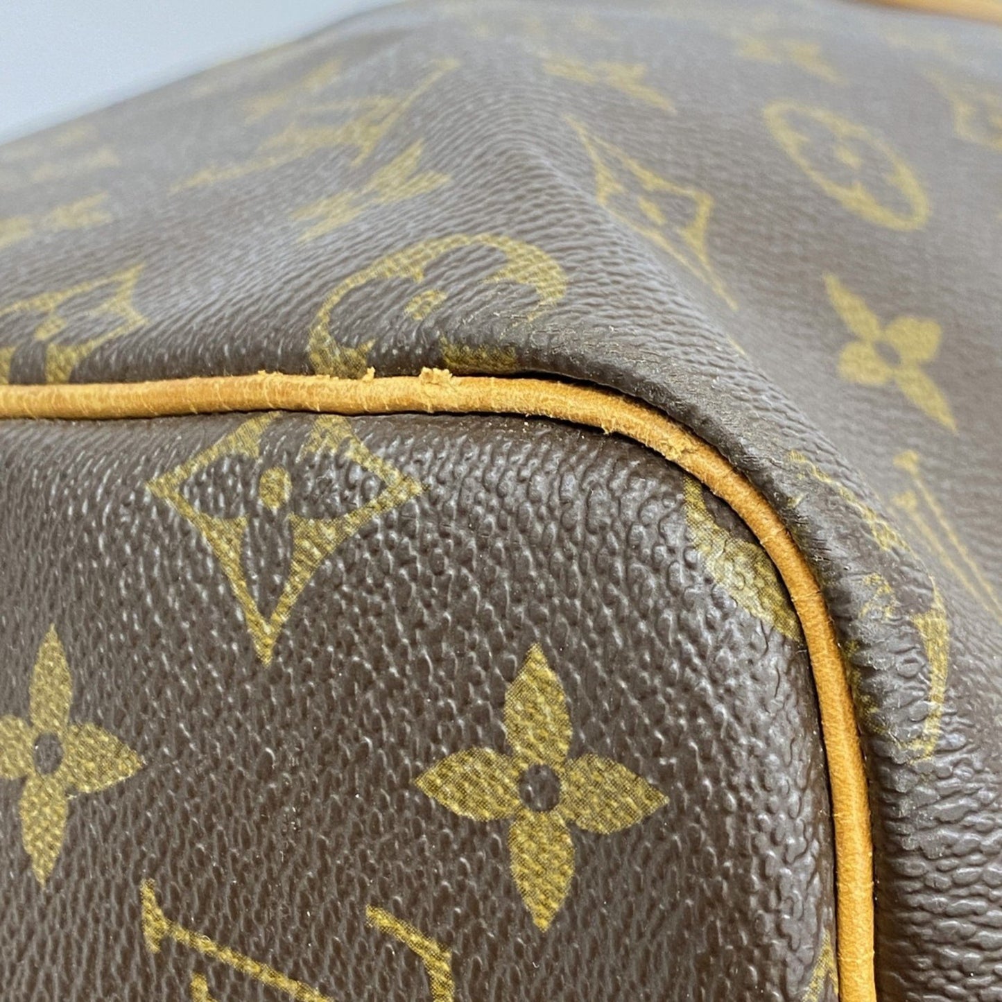 Louis Vuitton Monogram Keepall 55 Boston Bag M41424 Brown