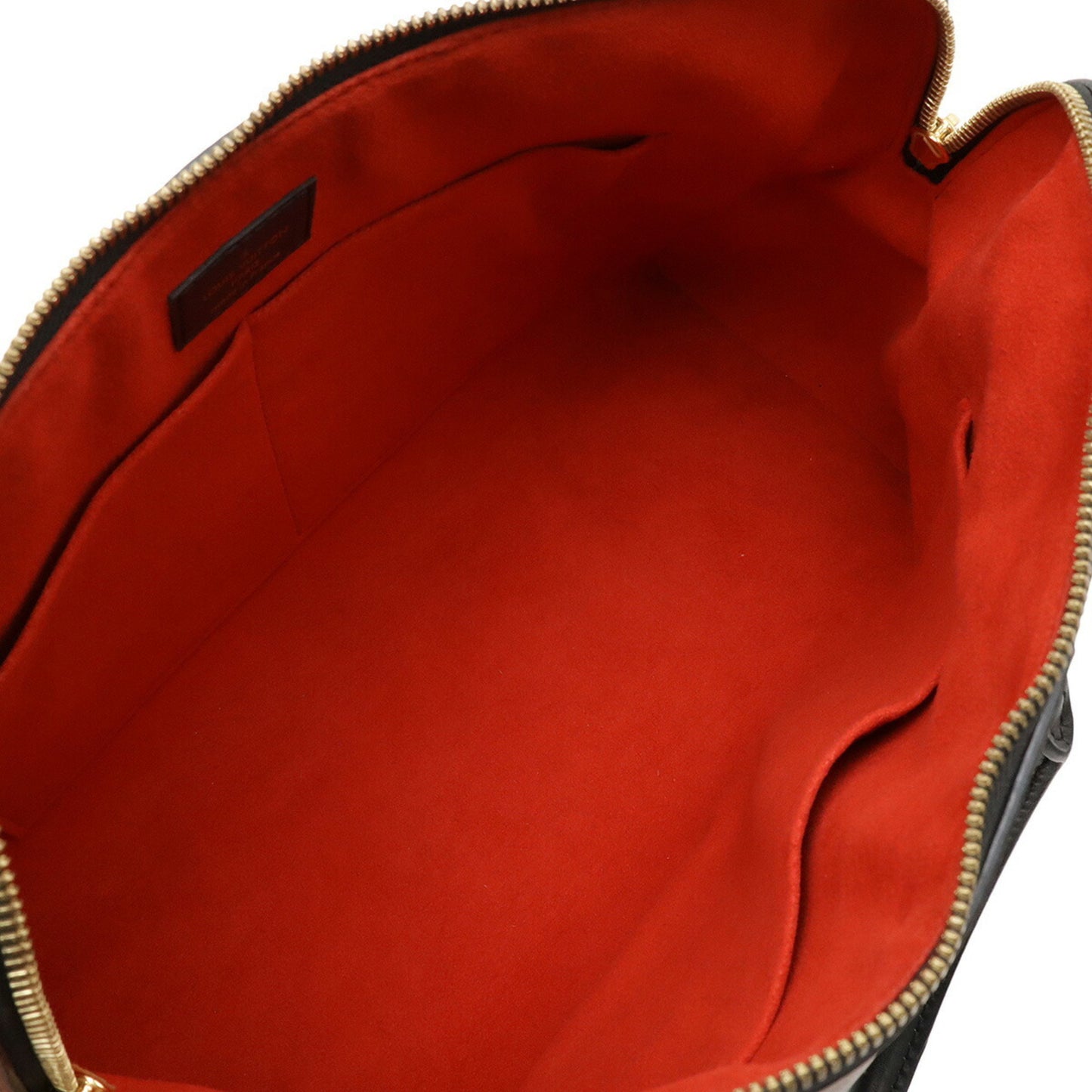 Louis Vuitton Monogram Tuileries Tote Handbag/Shoulder Bag Leather Caramel Black Red M41456