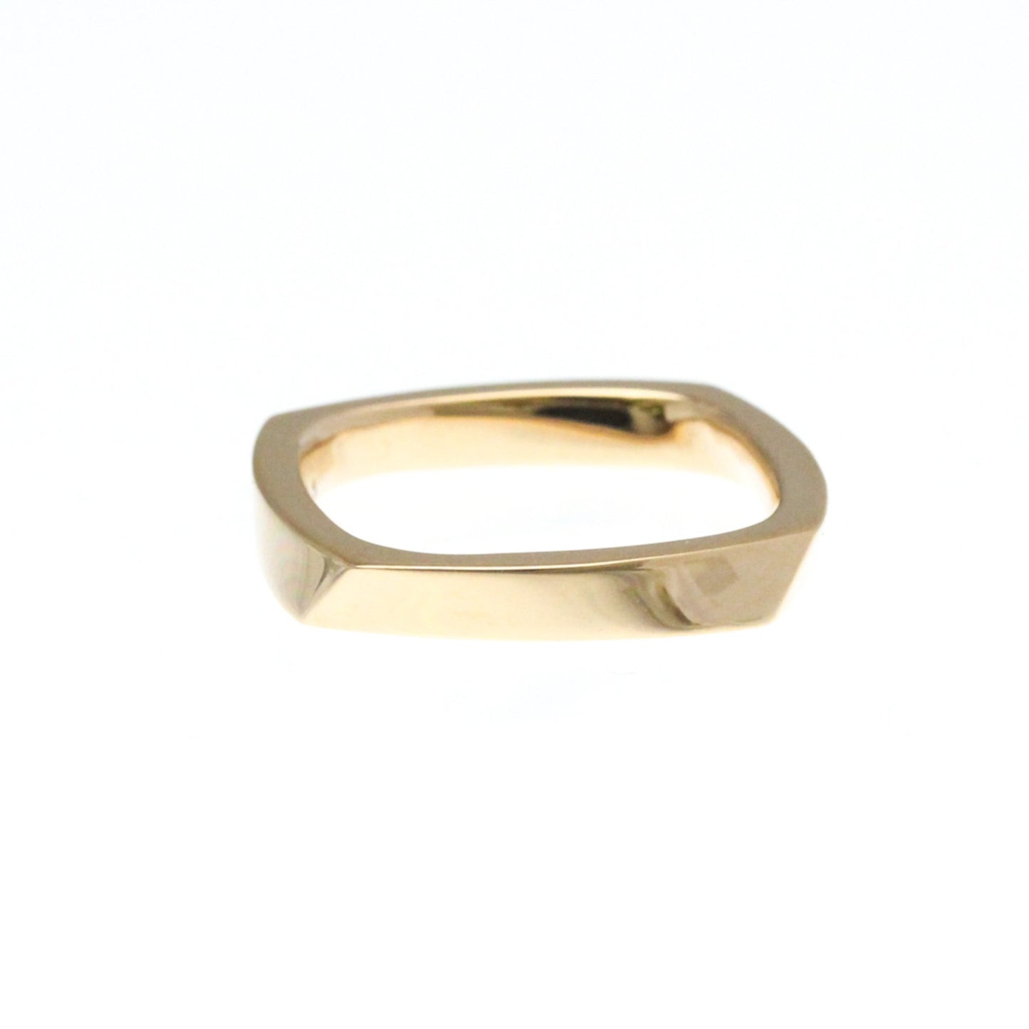 Tiffany Torque Narrowing Pink Gold (18K) Fashion No Stone Band Ring Pink Gold