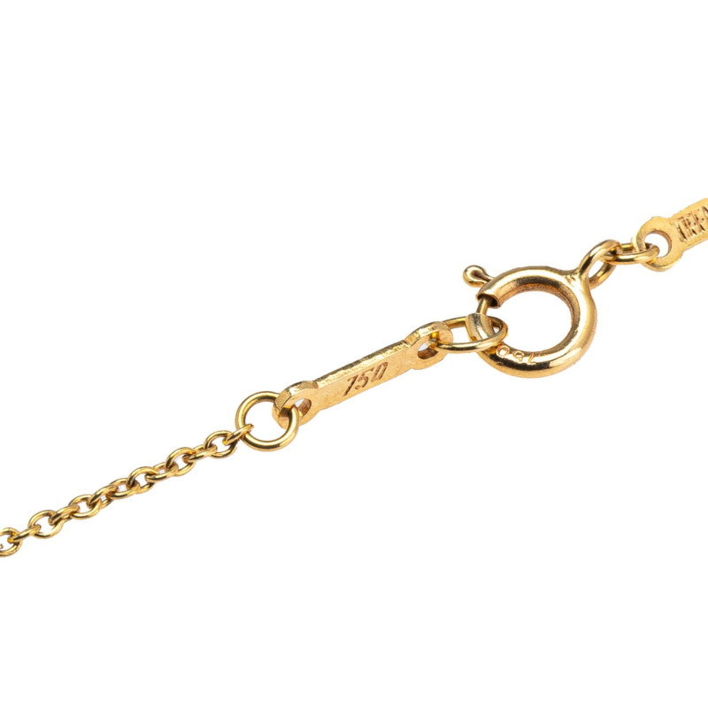 Tiffany & Co. Open Heart Elsa Peretti Necklace In 18K Yellow Gold