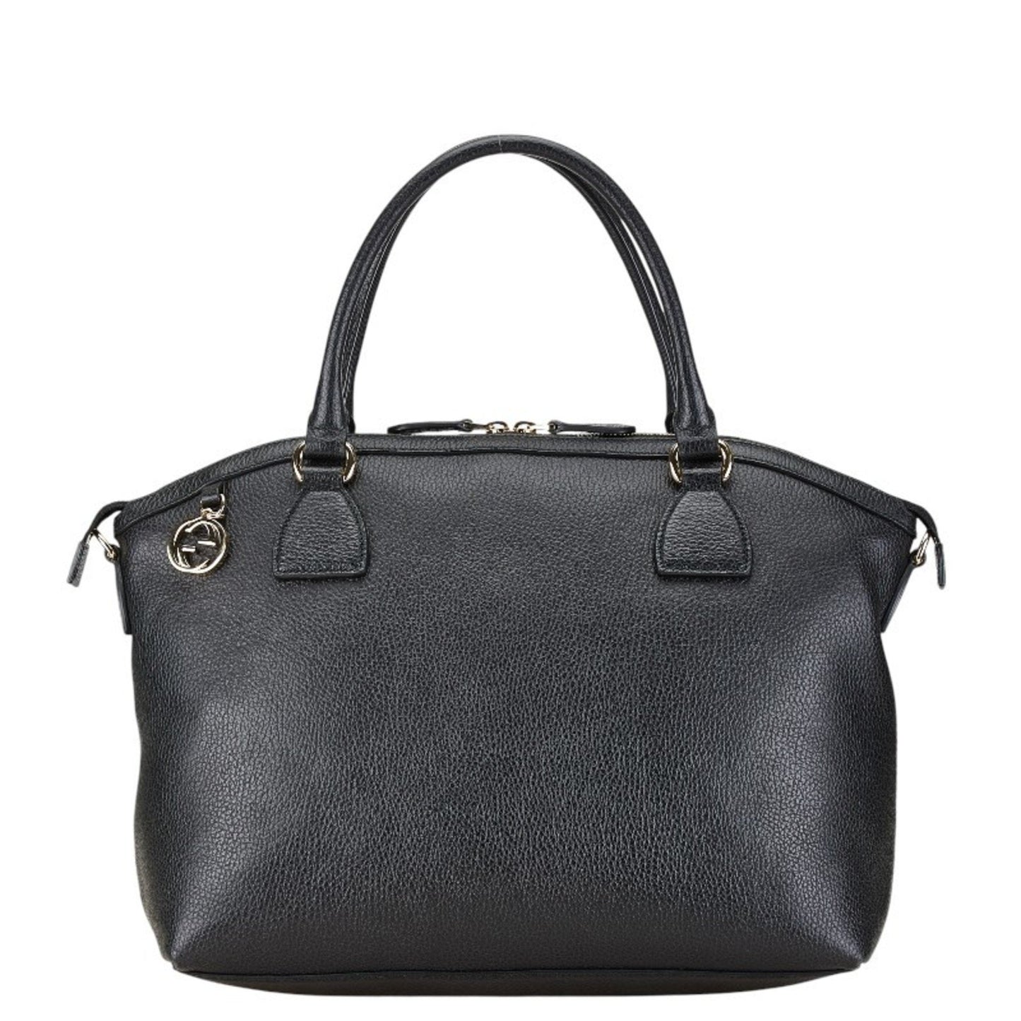 Gucci Handbag Tote Bag 449660 Black Leather