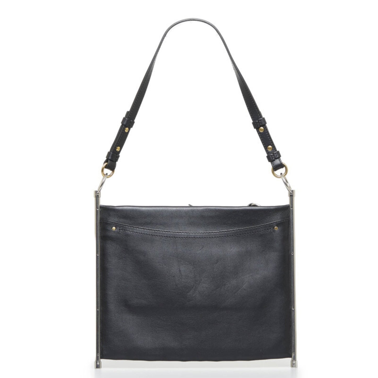 Chlo Chloe Roy Handbag Shoulder Bag Black Leather