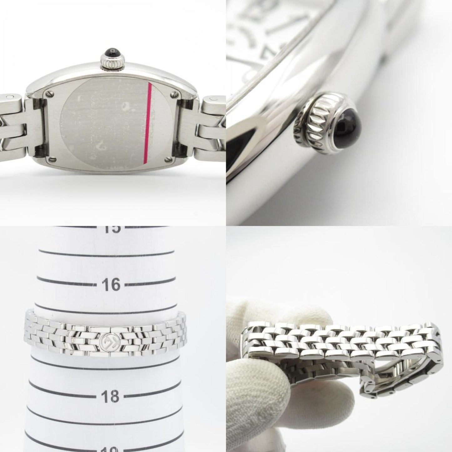Franck Muller Tono Curvex Petite Wristwatch Stainless Steel