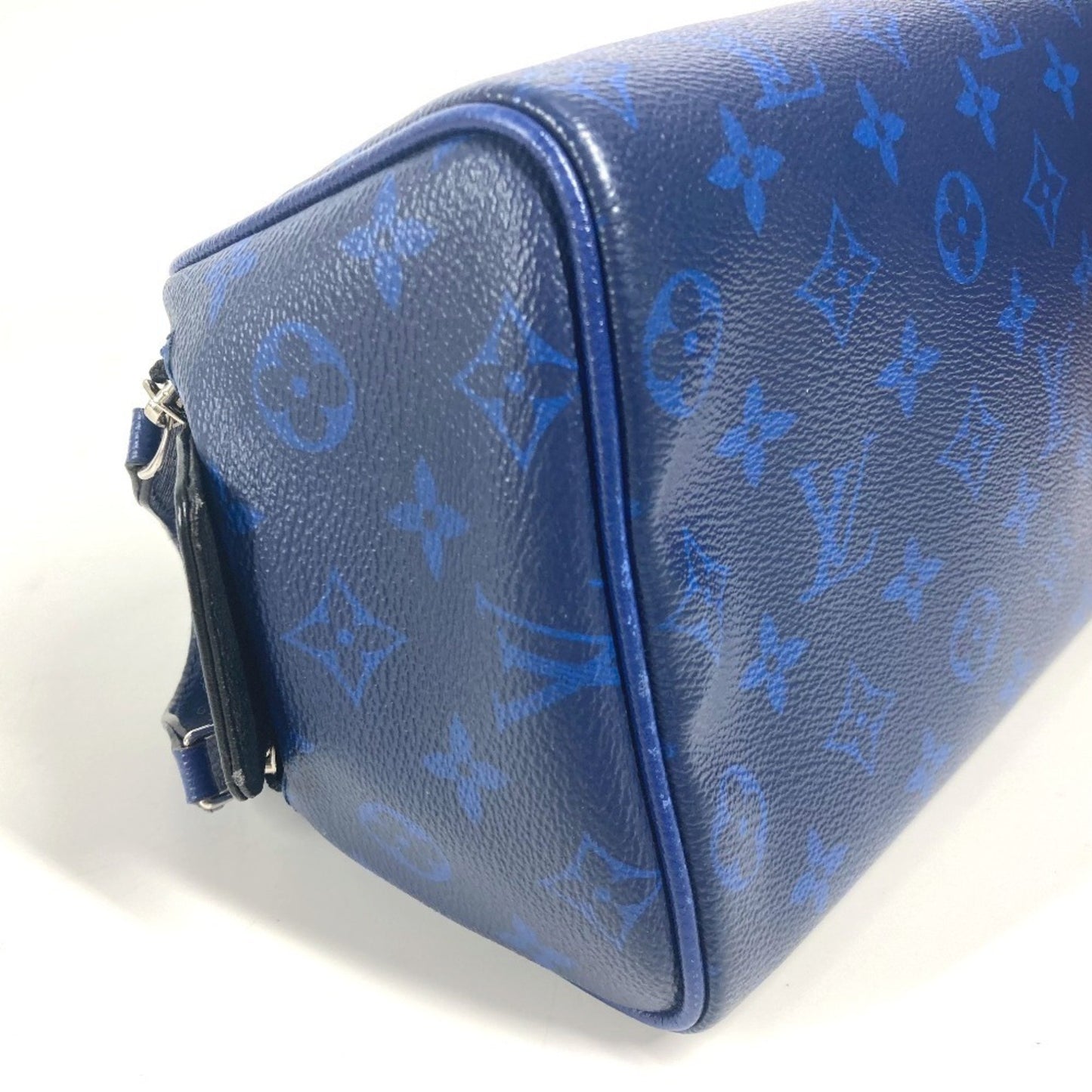 Louis Vuitton M30849 Taiga Rama Dopp Kit Pouch Handbag Clutch Bag Second Leather Monogram Canvas