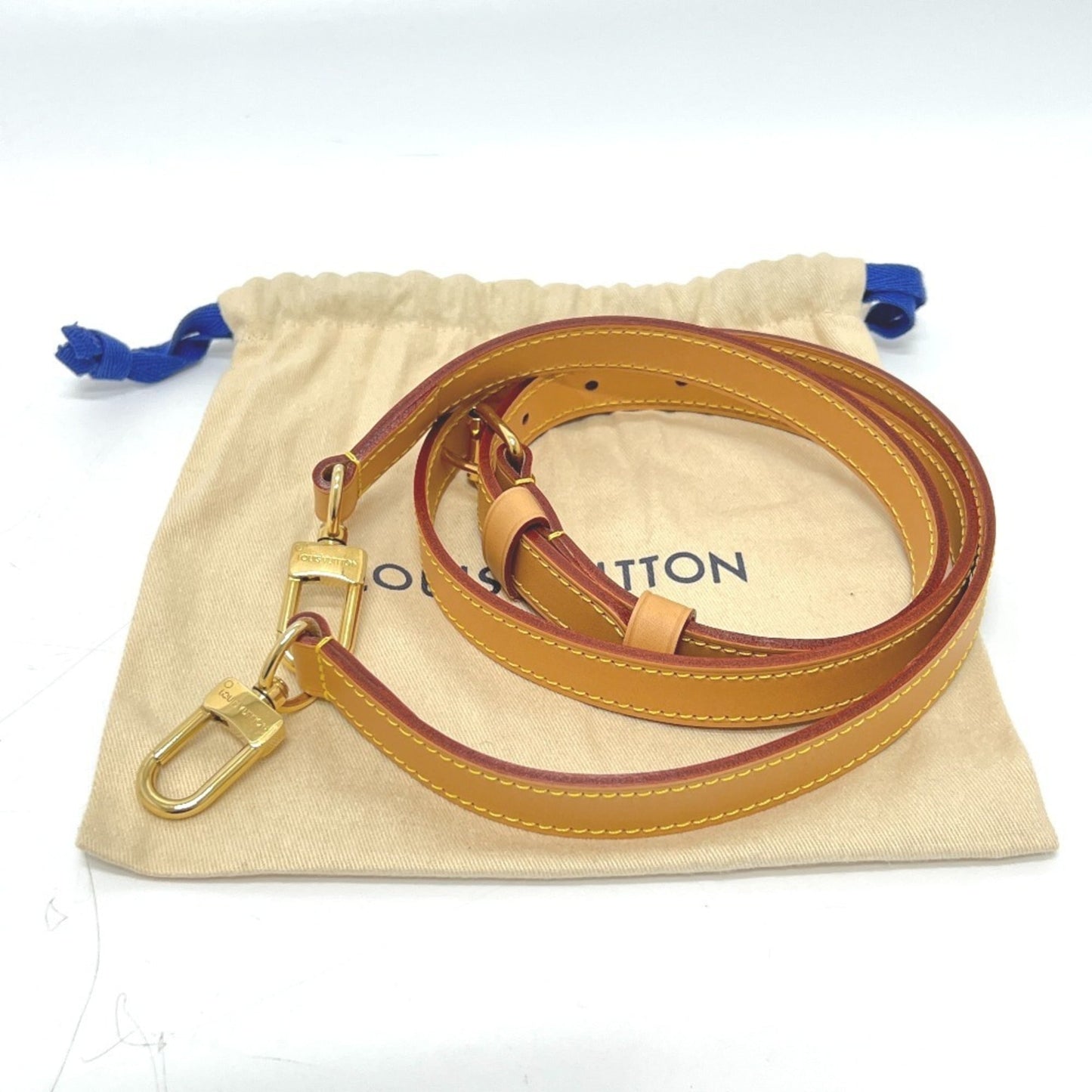 Louis Vuitton Adjustable Shoulder Strap In Naturally Smooth Leather