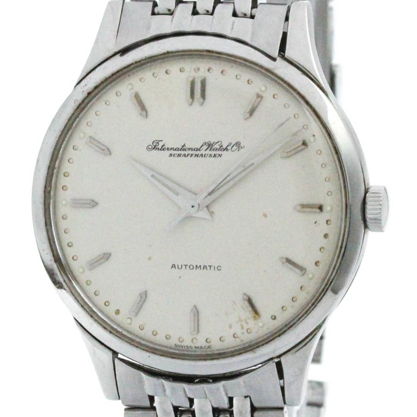 Vintage Iwc Schaffhausen C.853 Steel Automatic