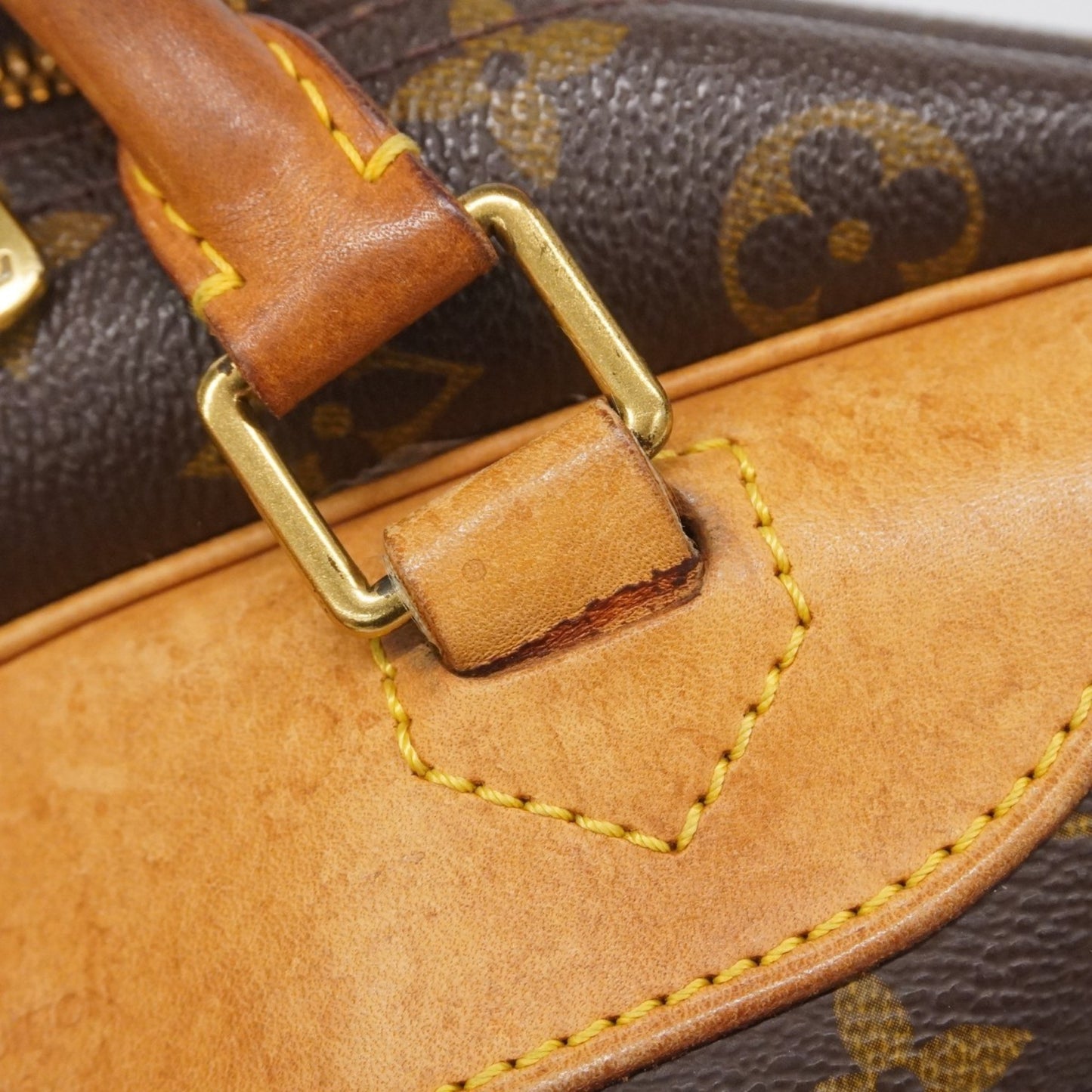 Louis Vuitton Monogram Deauville Handbag M47270 Brown