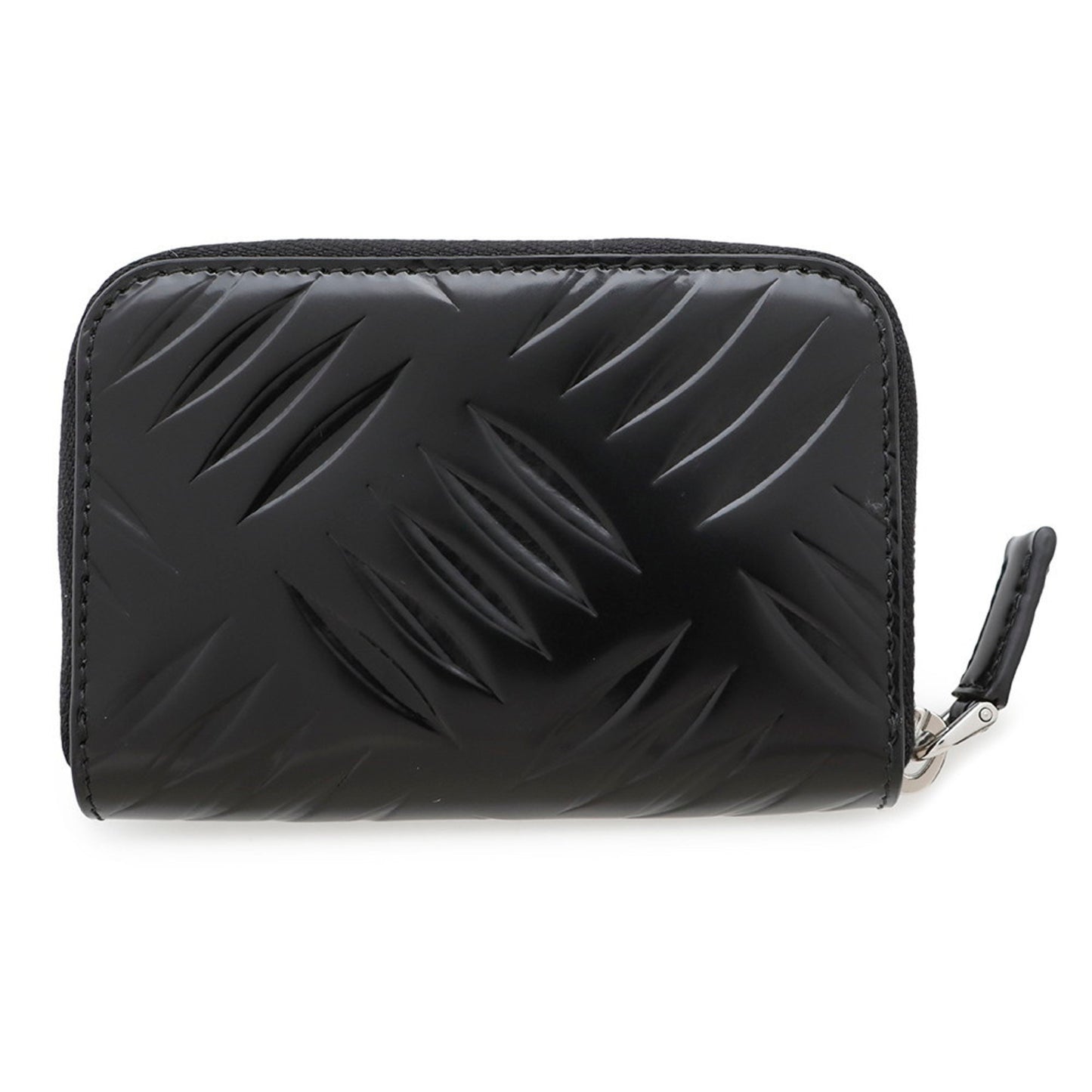 Prada Wallet/Coin Case Round Leather 2Mm003 Prada Wallet Coin Purse Black