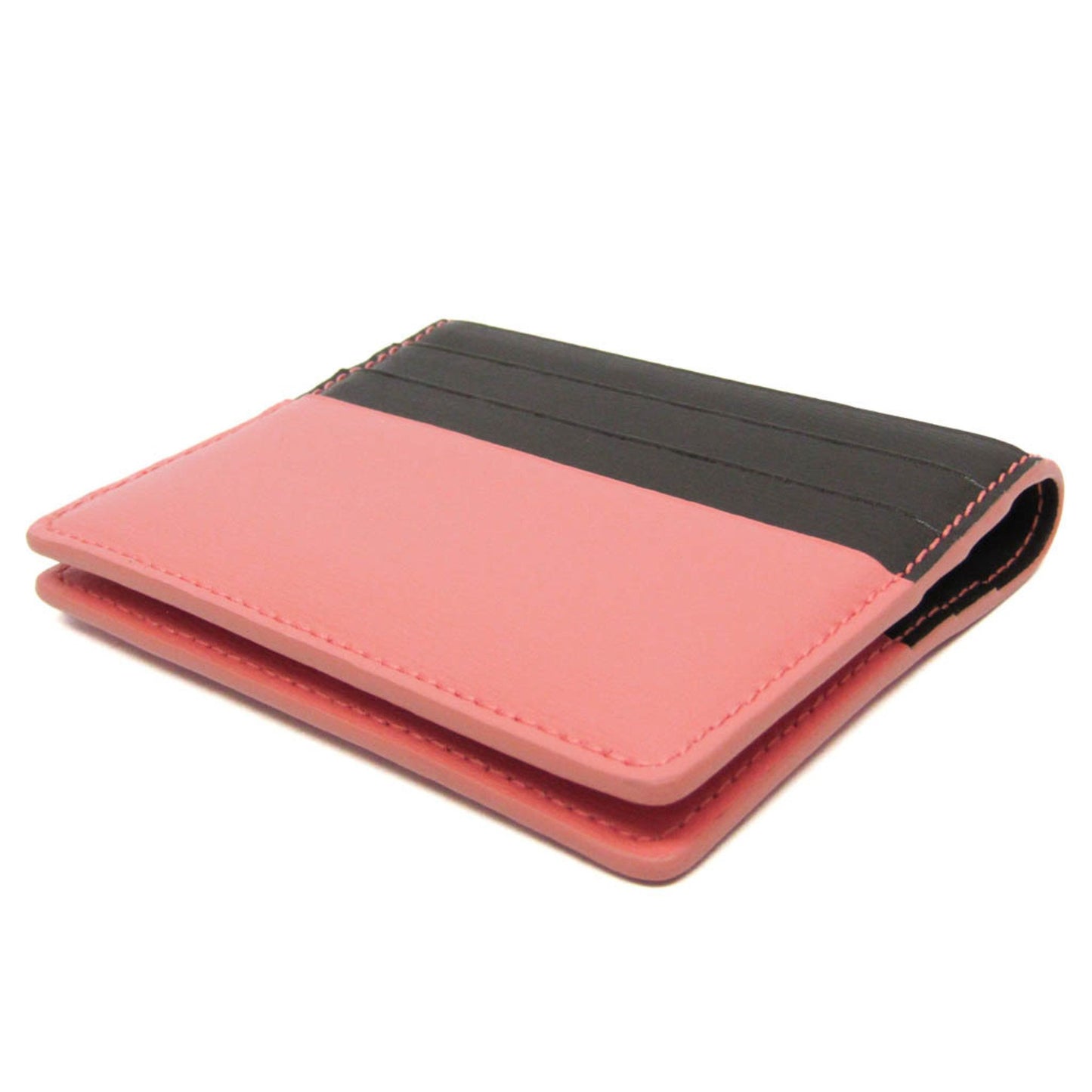 Salvatore Ferragamo Gancini 22 C847 0714814 Leather Card Case Brown