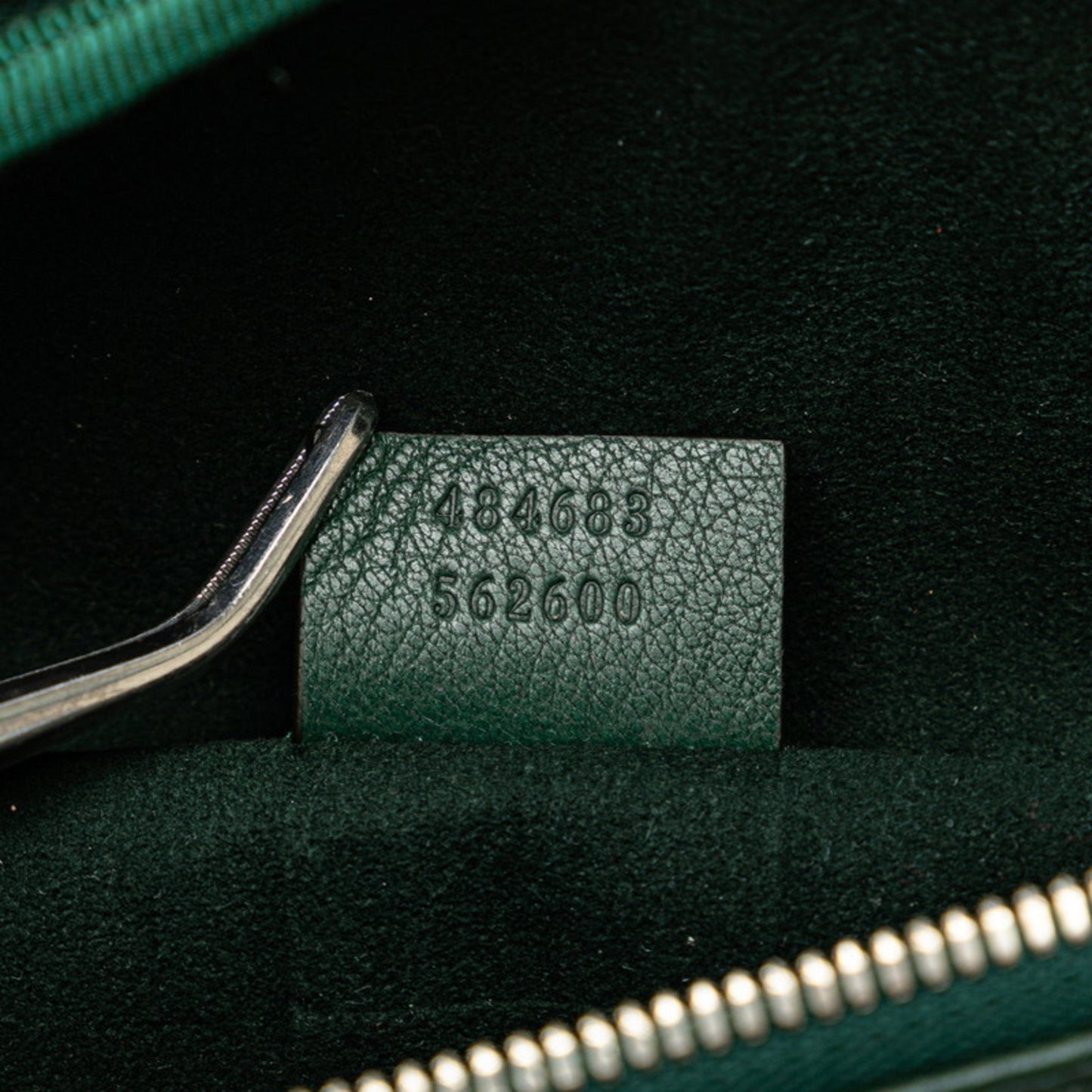 Gucci Bijou Stone Body Bag Waist 484683 Moss Green Multicolor Leather