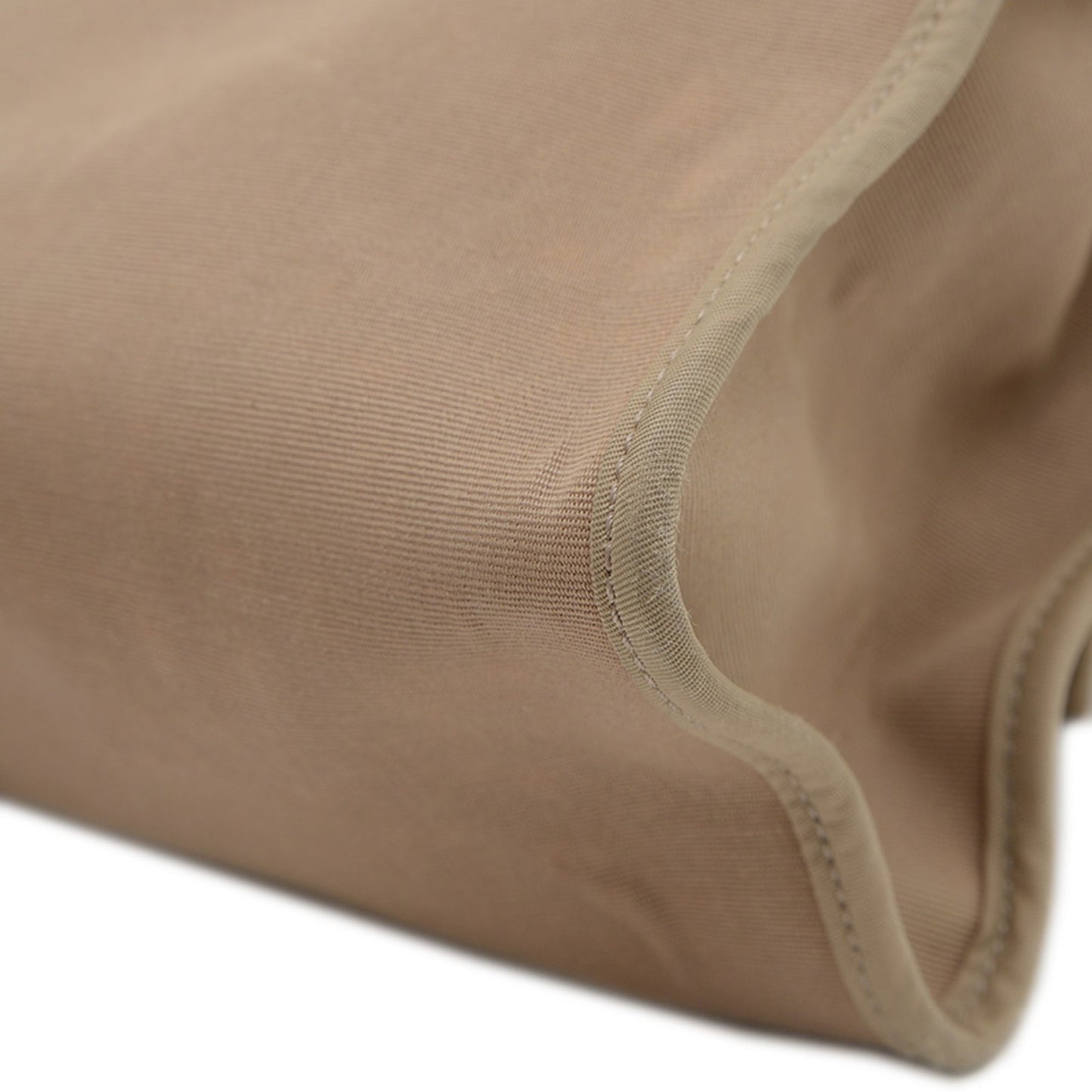 Hermes Airbag Zip Pm Handbag Tote Bag Toile Officier Calf Beige Brown T Stamp Bp