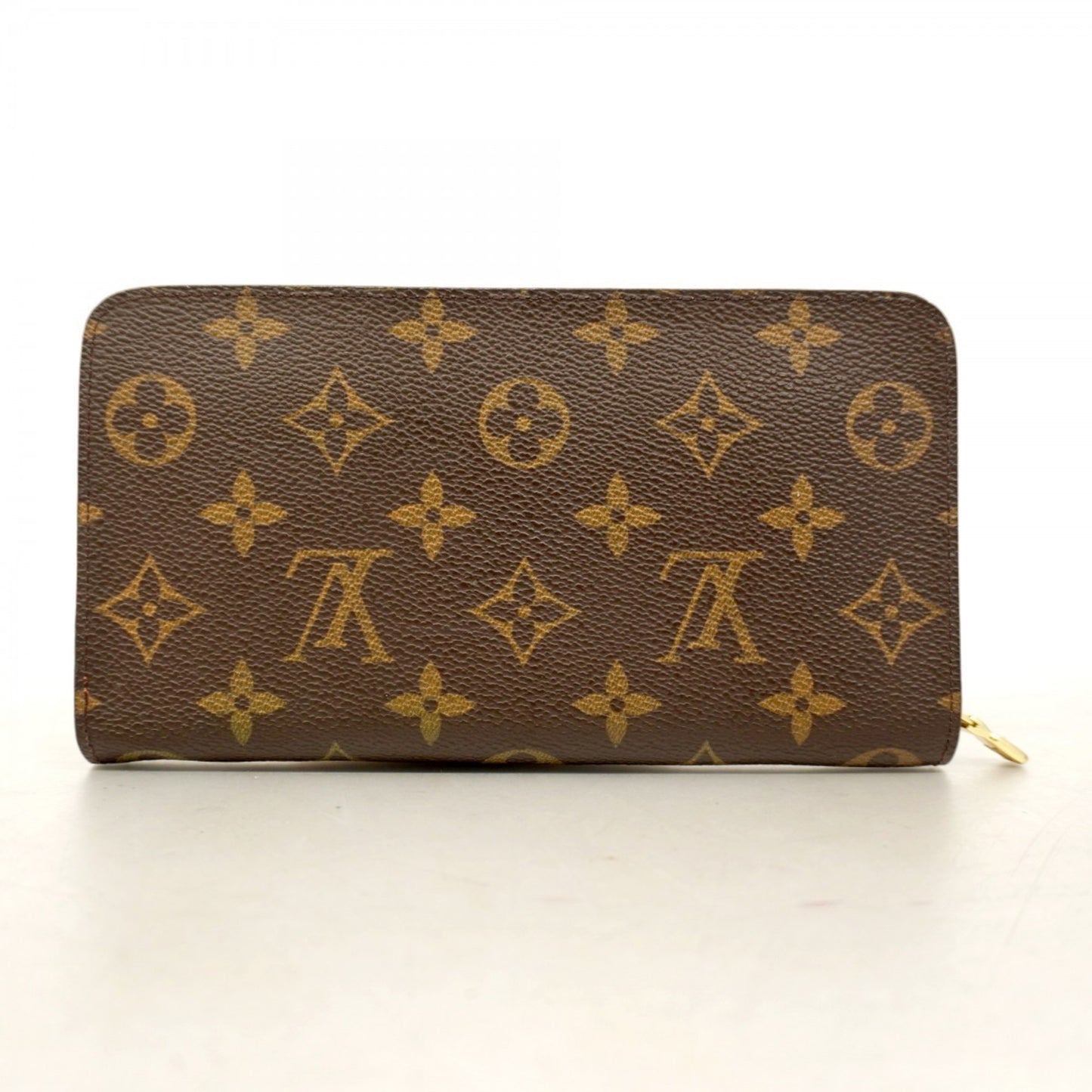 Louis Vuitton Monogram Porte Monne Zip Long Wallet M61727 Brown