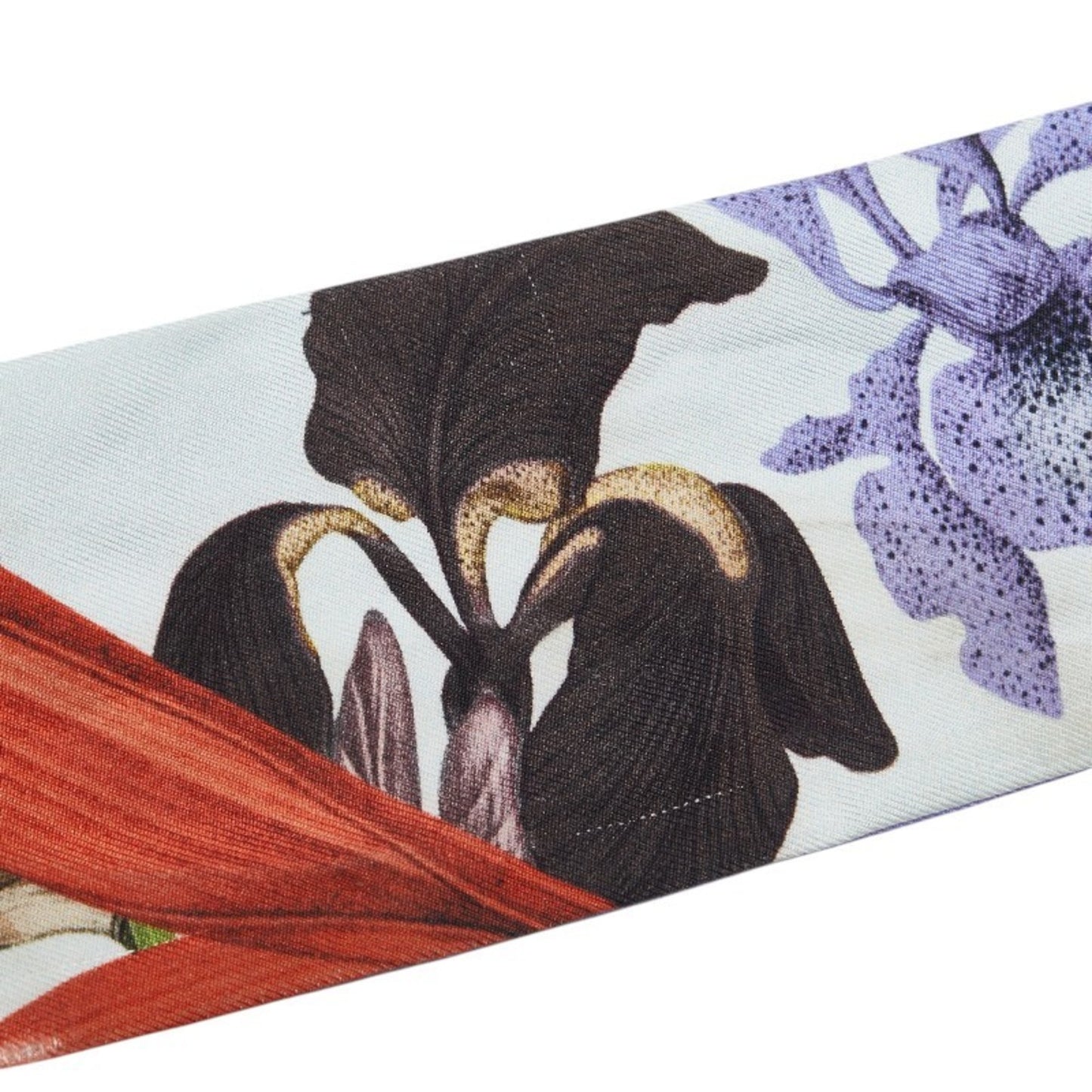 Christian Dior Dior Floral Botanical Print Mitzah Scarf/Muffler In White