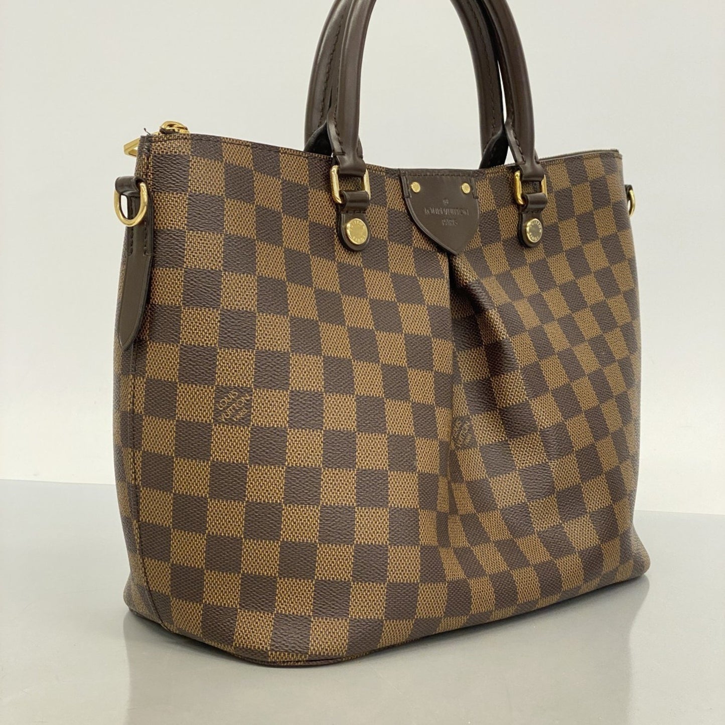 Louis Vuitton Damier Siena Mm Ebene Handbag N41546